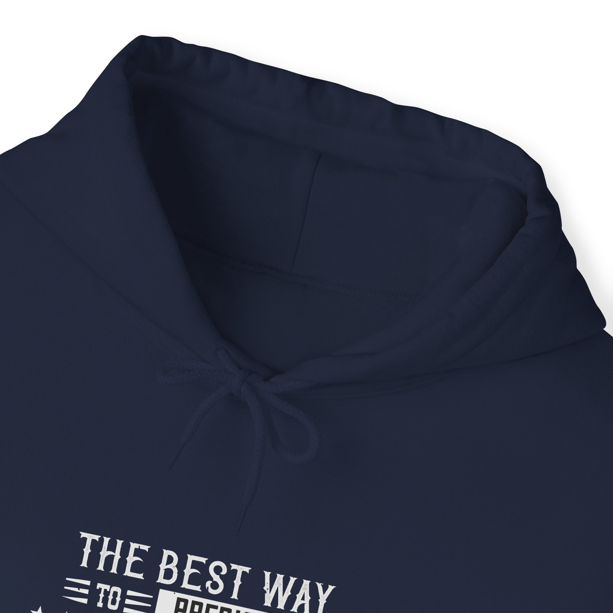 "The best way to predict the future is to create it" Unisex Heavy Blend™ Hooded Sweatshirt