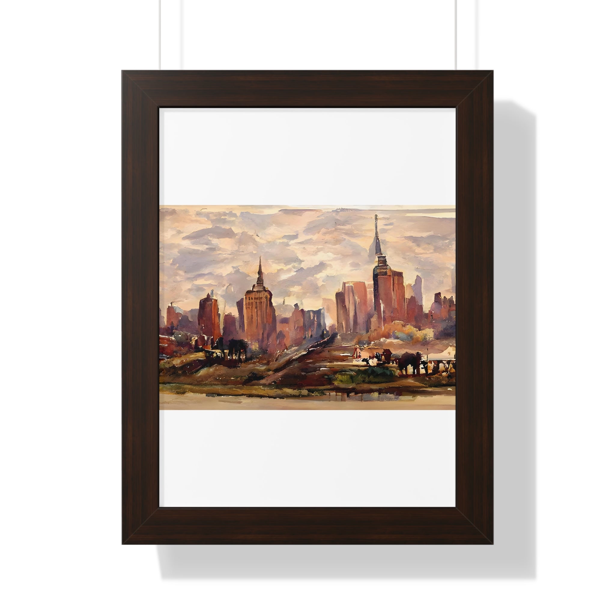 "ARCHITECTURE" Framed Vertical Poster