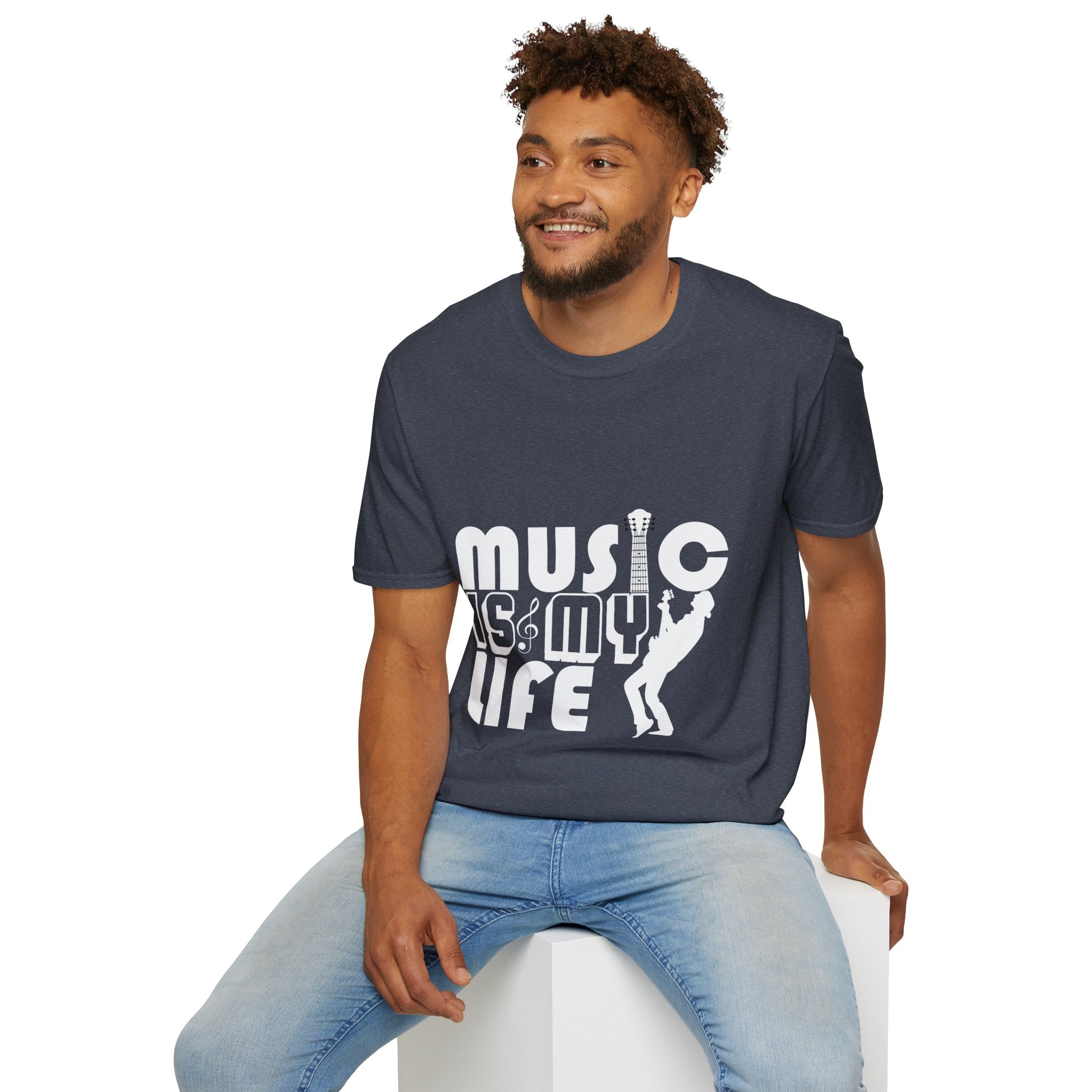 "Music In My Life" Unisex Soft style T-Shirt