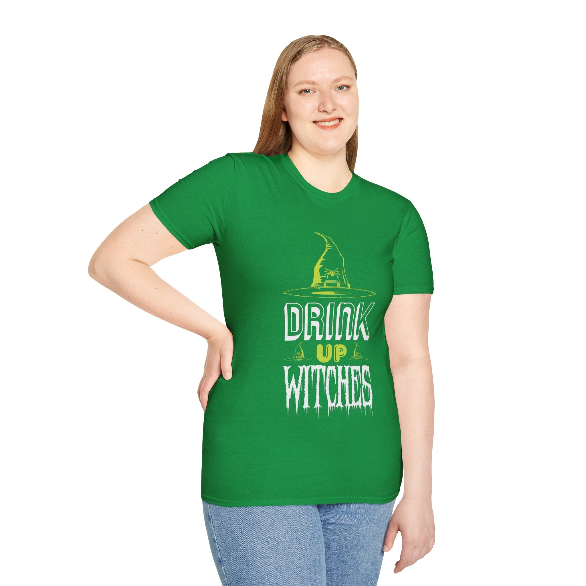 "DRINK UP WITCHES" Unisex Soft style T-Shirt