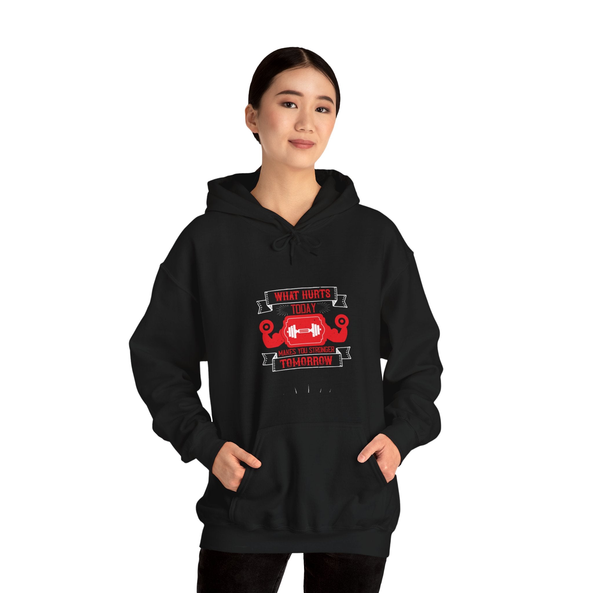 "What hurts today makes you stronger Tomorrow"  Unisex Heavy Blend™ Hooded Sweatshirt