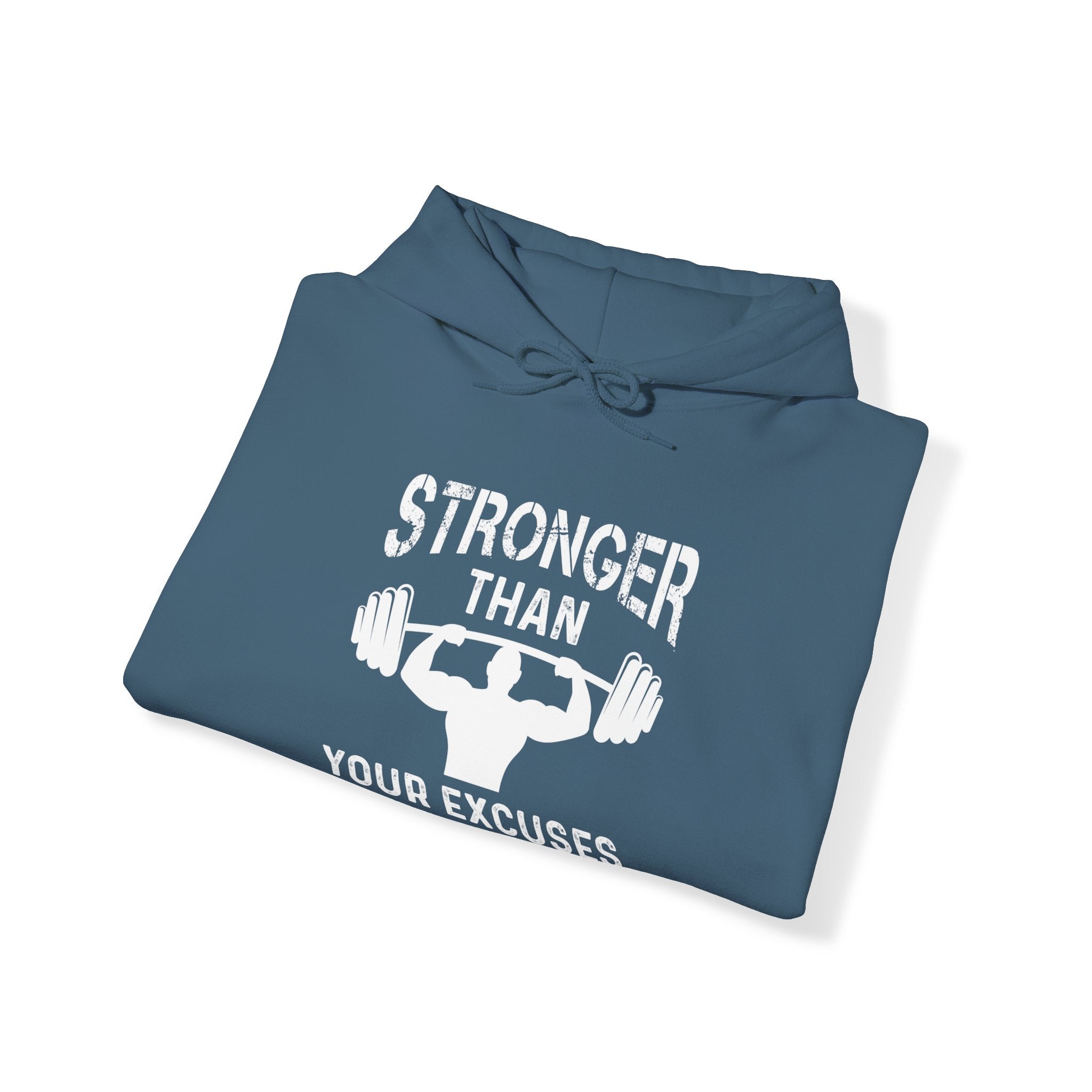 "Stronger Than Your Excuses" Unisex Heavy Blend™ Hooded Sweatshirt