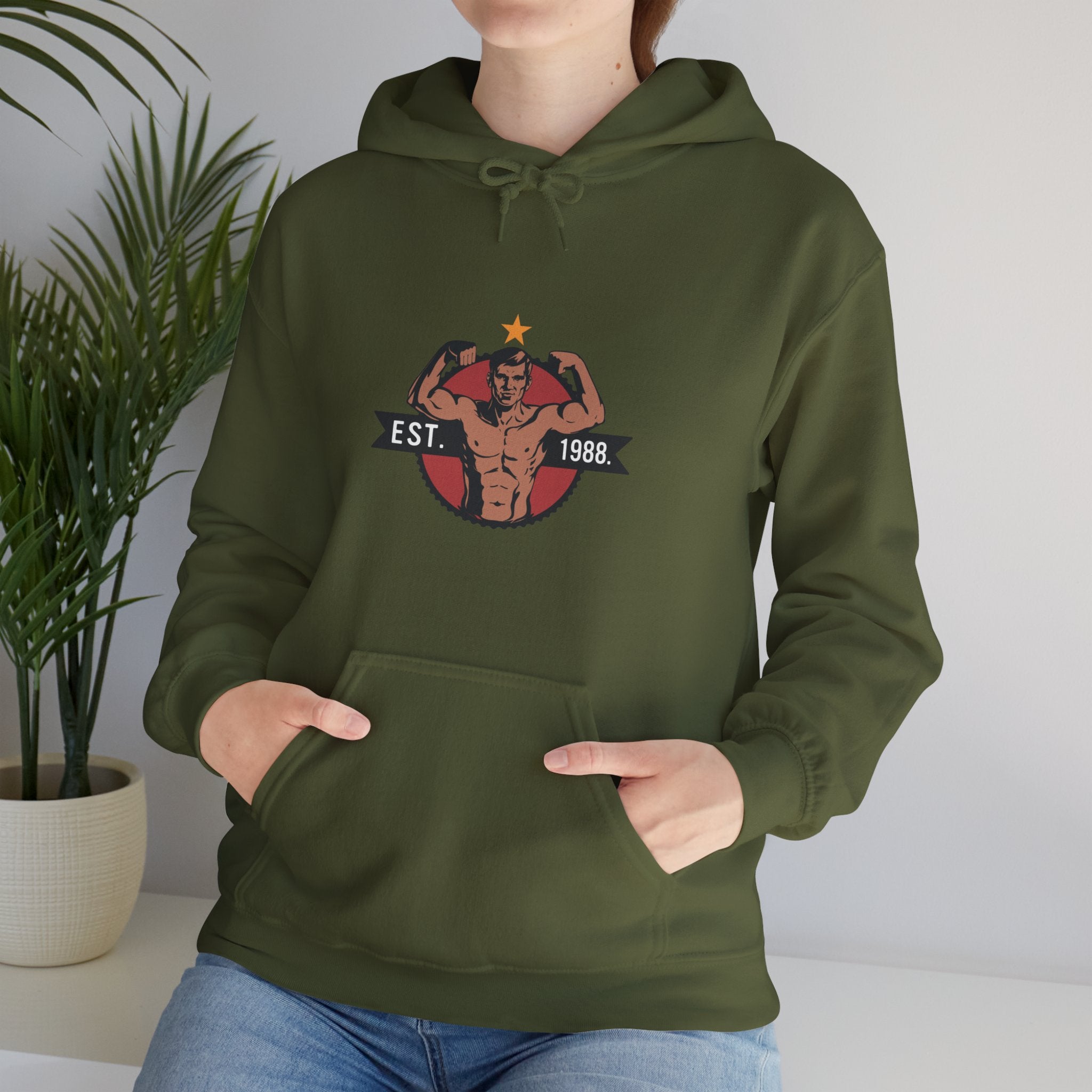 "Gym Life Since 1988" Unisex Heavy Blend™ Hooded Sweatshirt