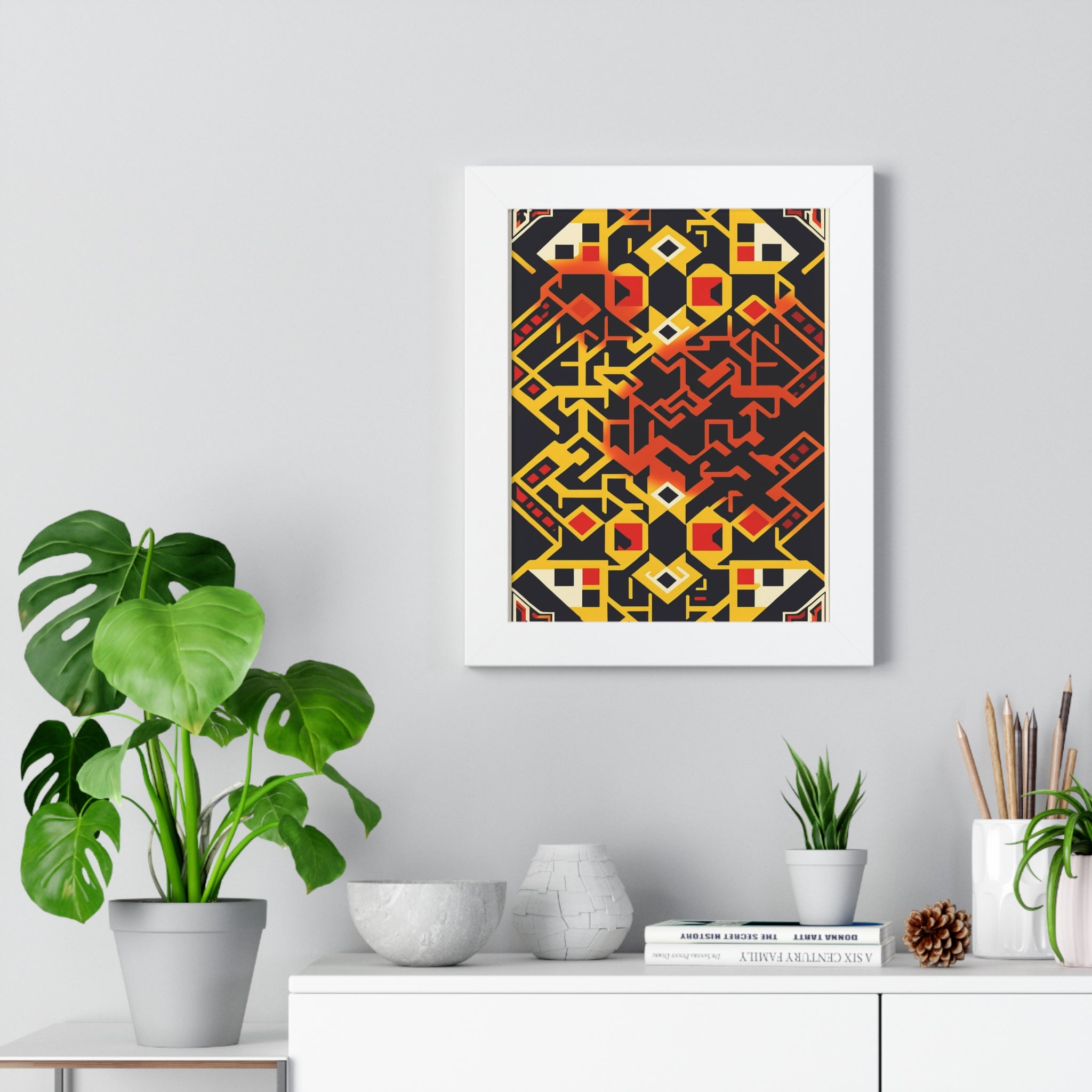 "BOHO" Framed Vertical Poster