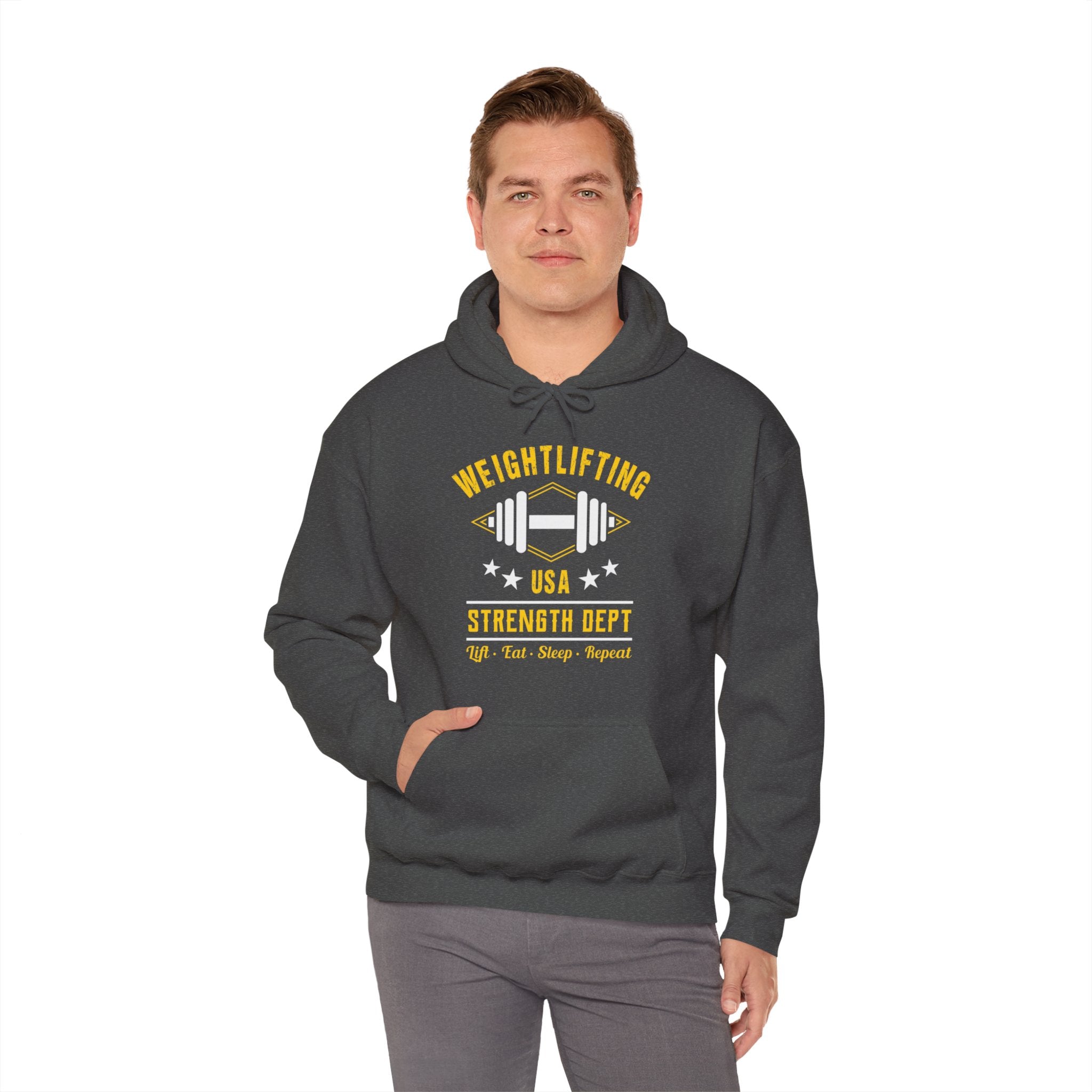 "WeightLifting" Unisex Heavy Blend™ Hooded Sweatshirt