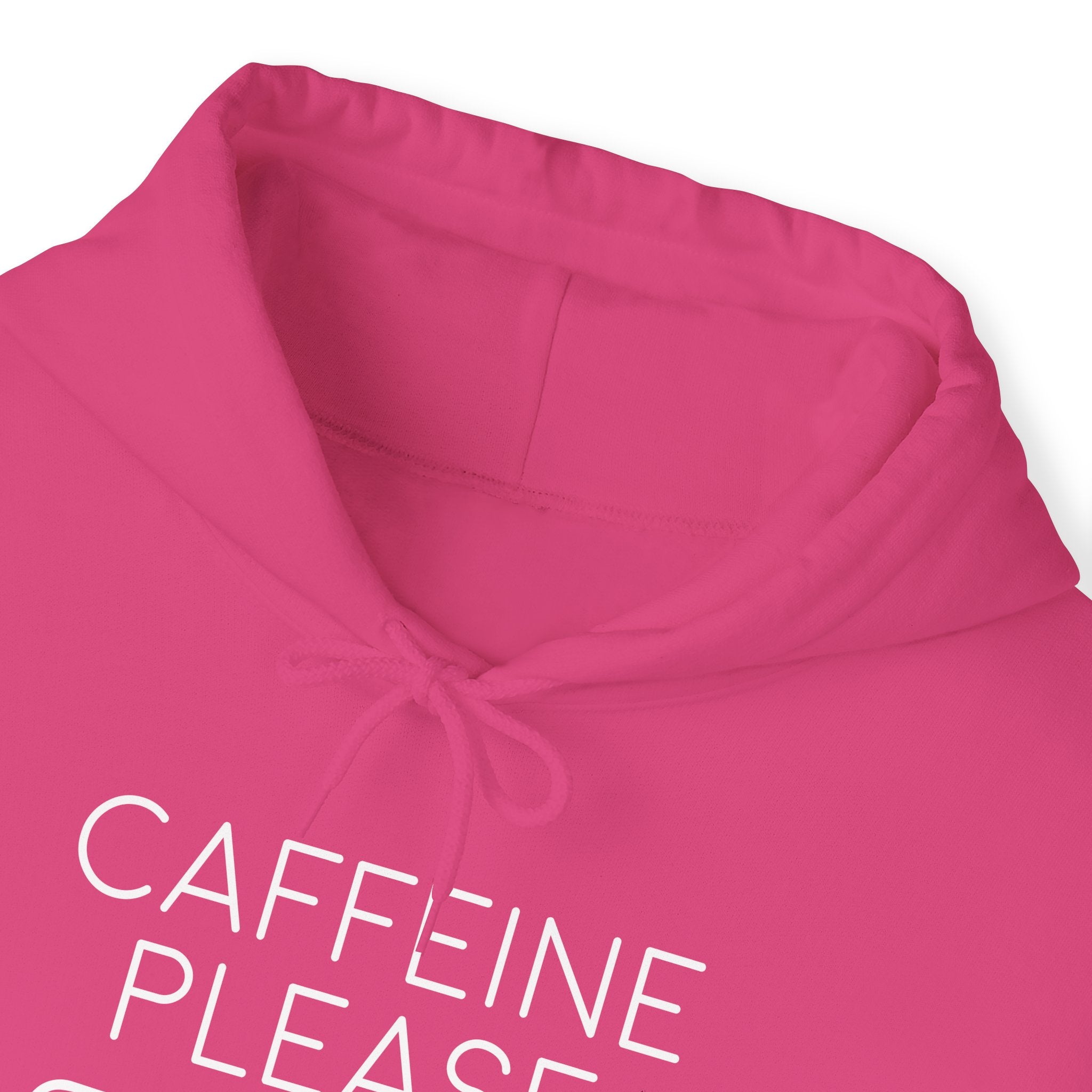 "CAFFEINE PLEASE" Unisex Heavy Blend™ Hooded Sweatshirt