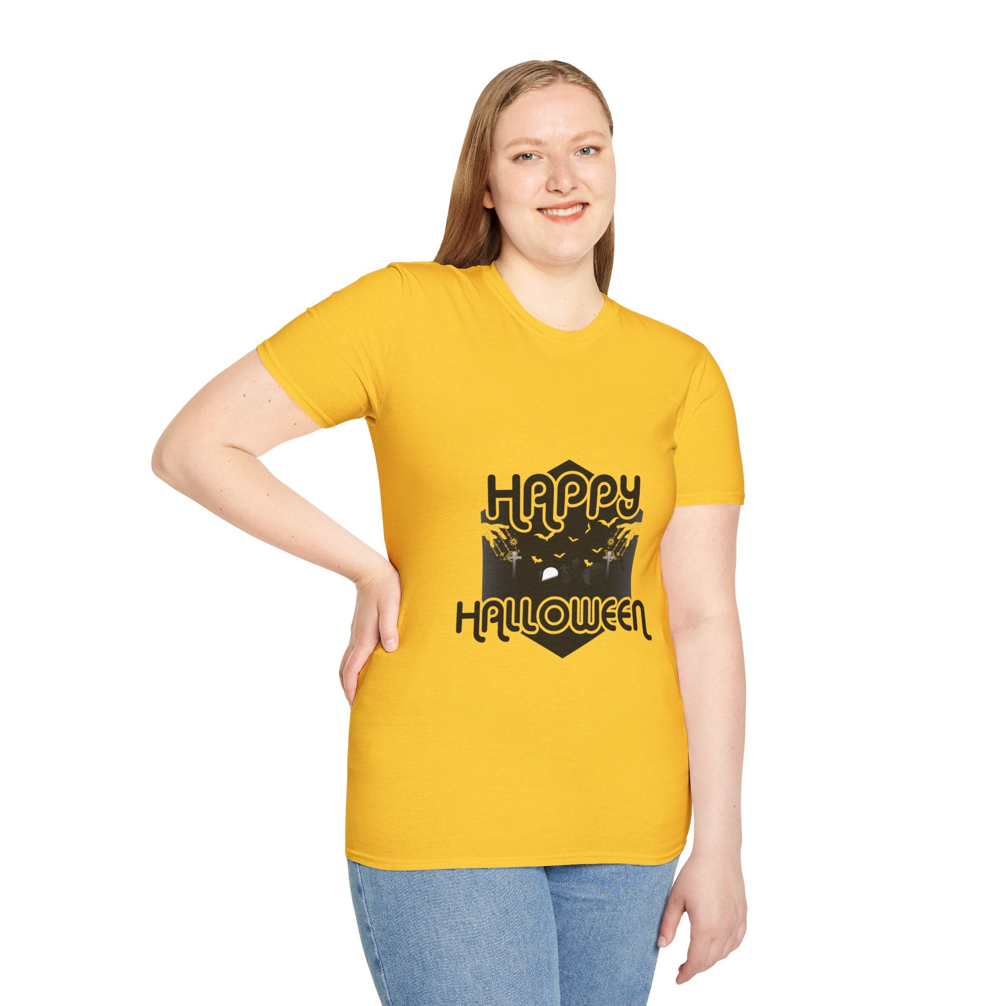 "HAPPY HALLOWEEN" Unisex Soft style T-Shirt