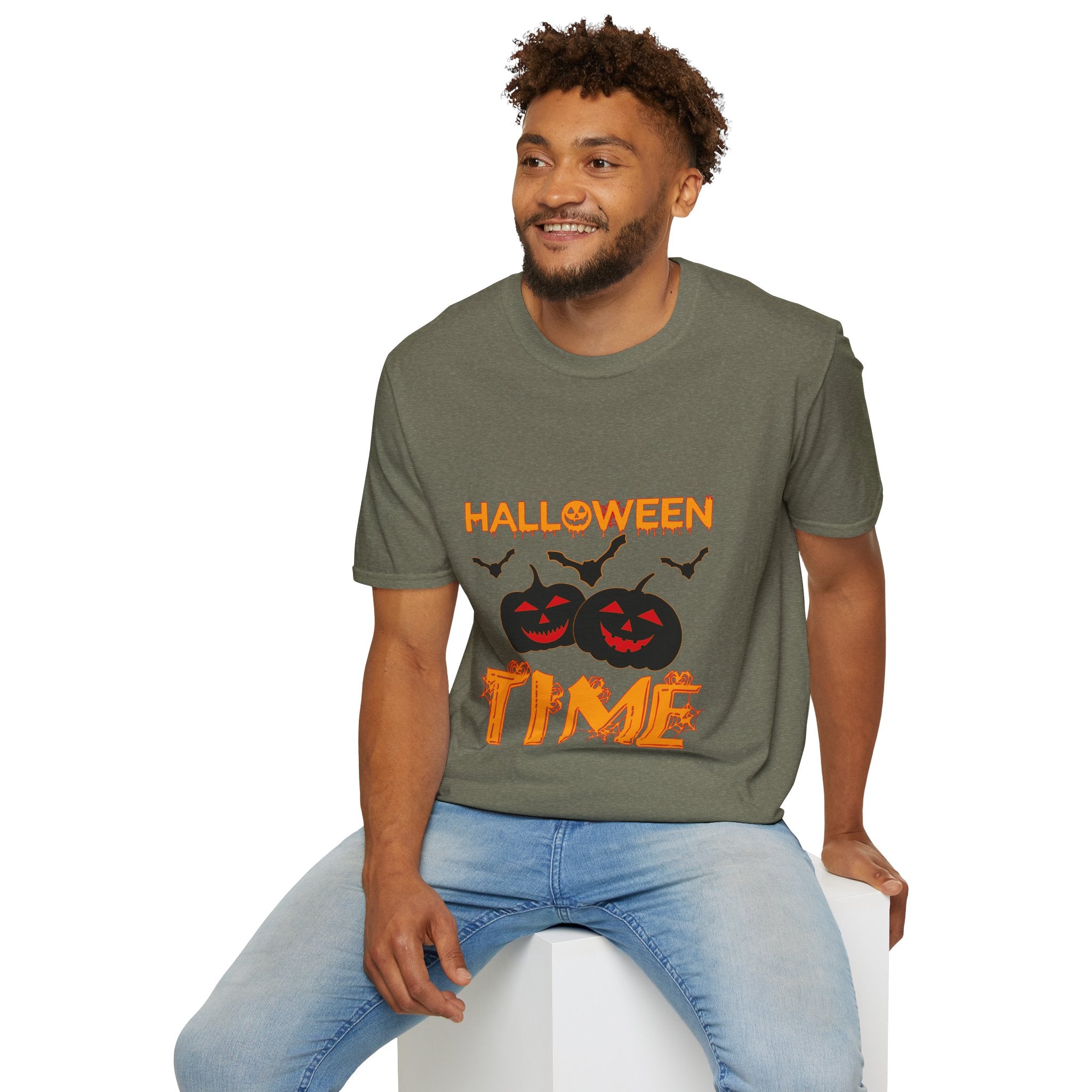 "HALLOWEEN TIME" Unisex Soft style T-Shirt