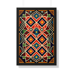 "BOHO" Framed Vertical Poster