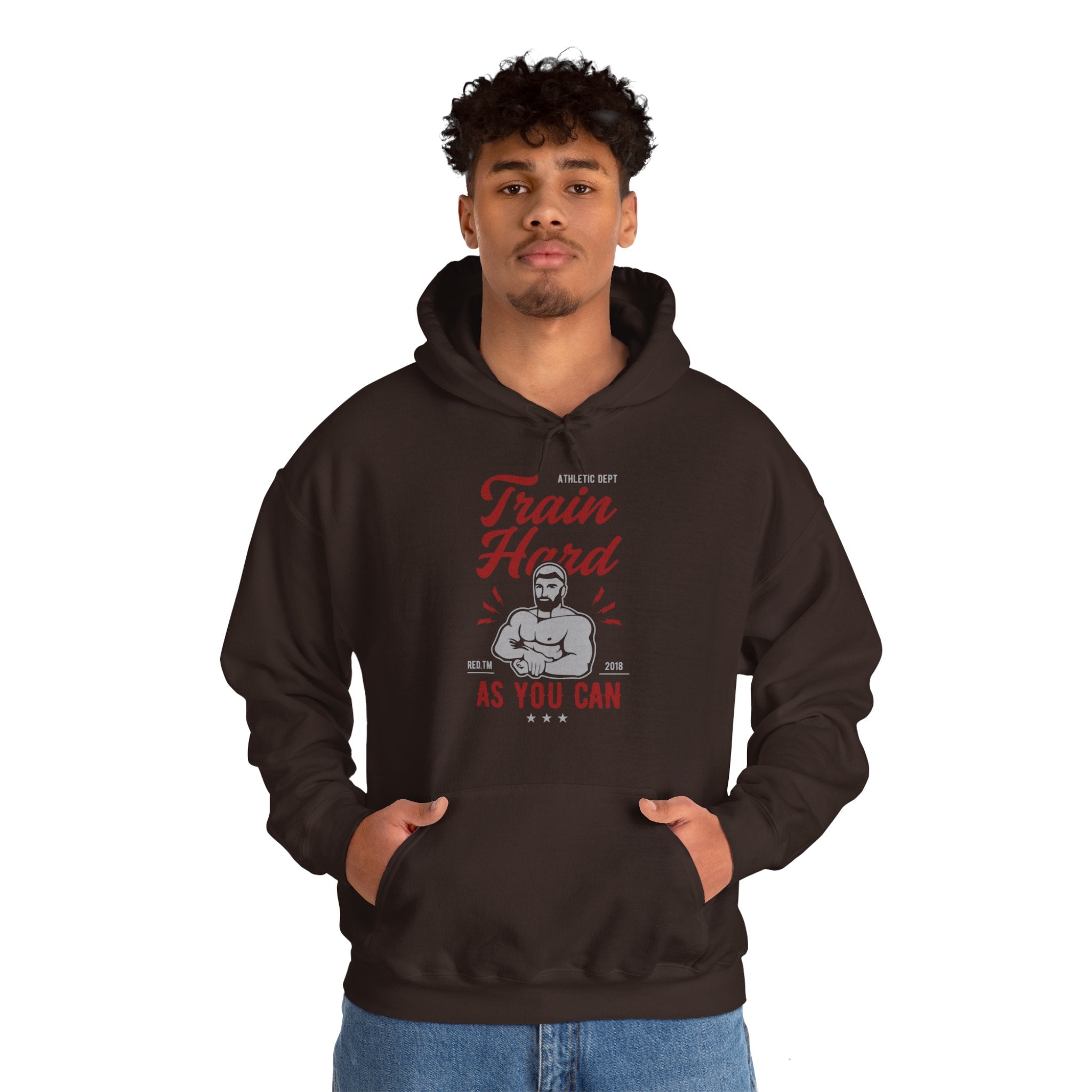 "Train Hard As You Can"  Unisex Heavy Blend™ Hooded Sweatshirt