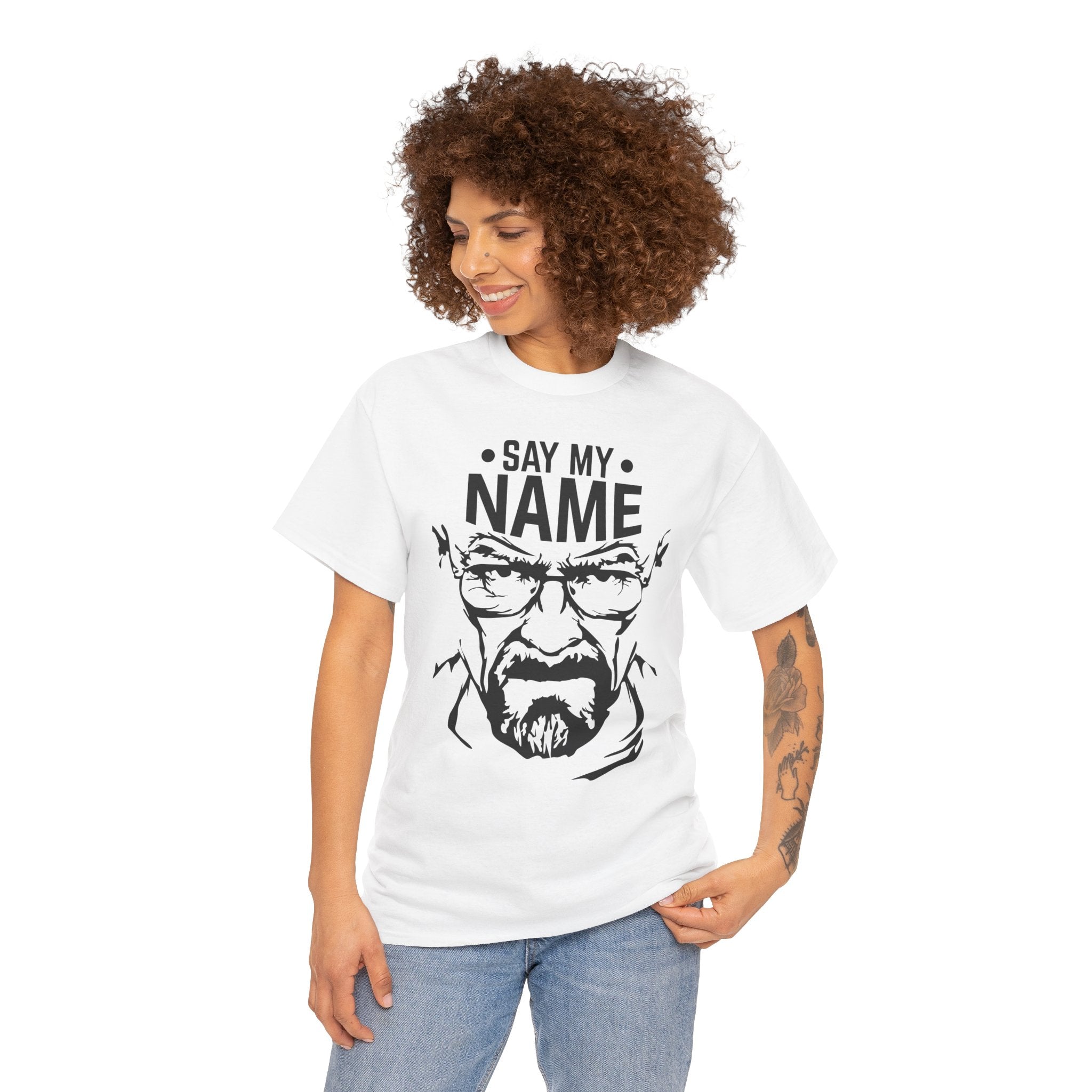 "Say My Name" Breaking Bad Unisex Heavy Cotton Tee