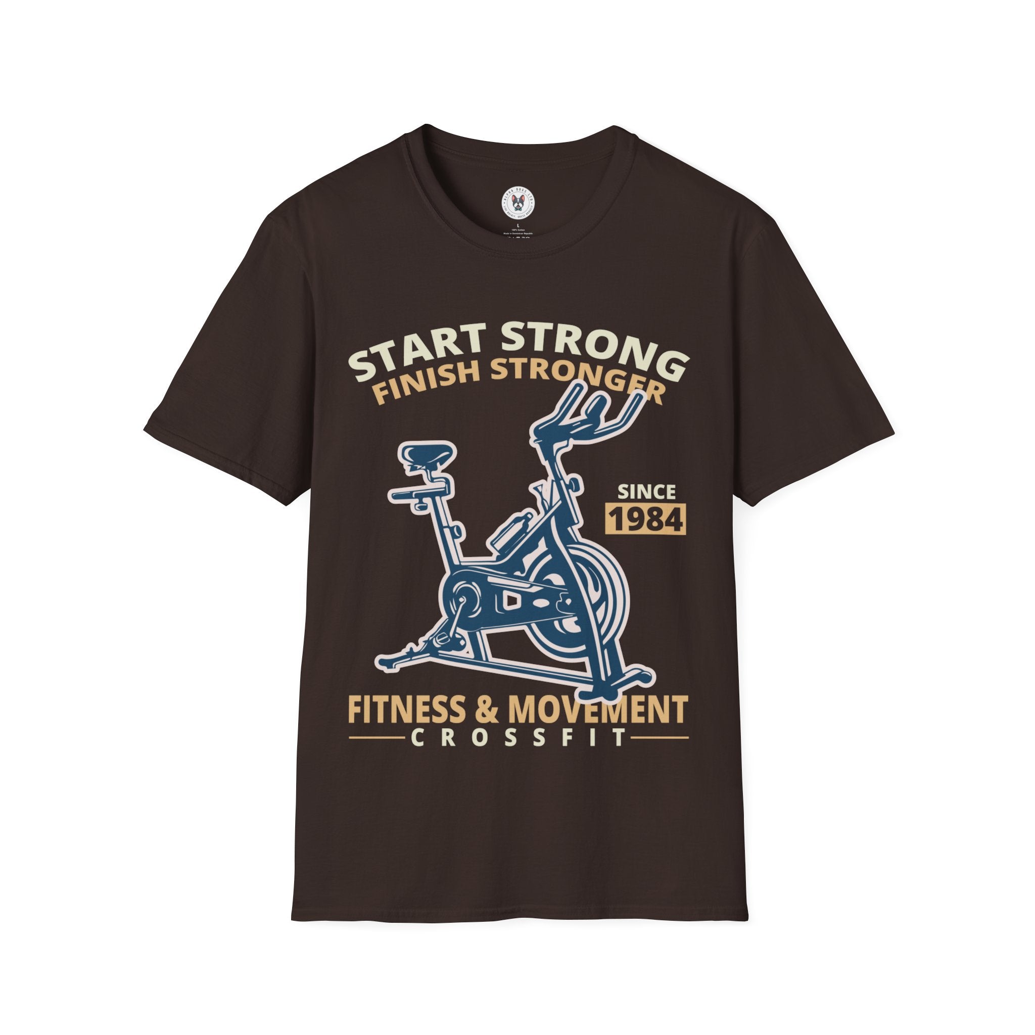 "Start Strong Finish Stronger" Unisex Soft style T-Shirt