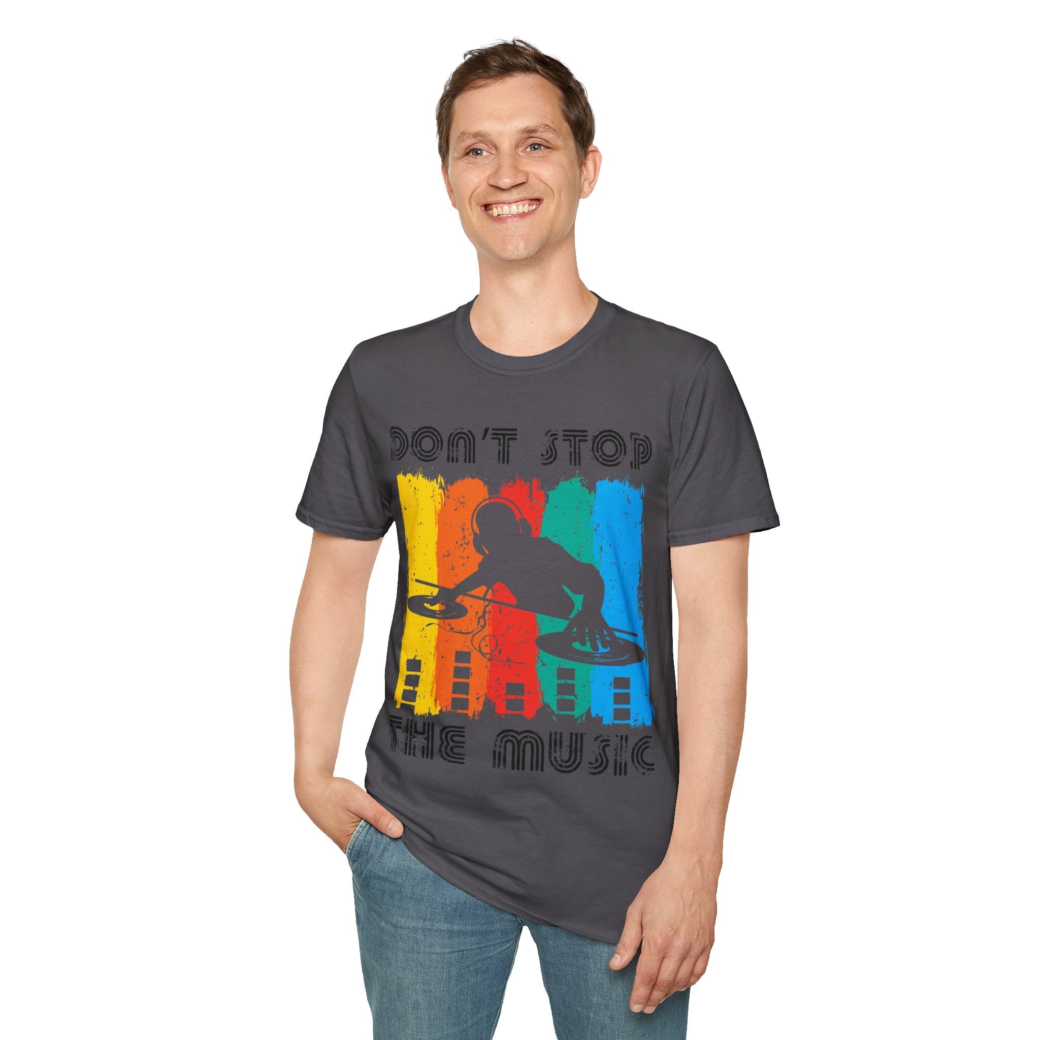 "Don't Stop the Music" Unisex Soft style T-Shirt