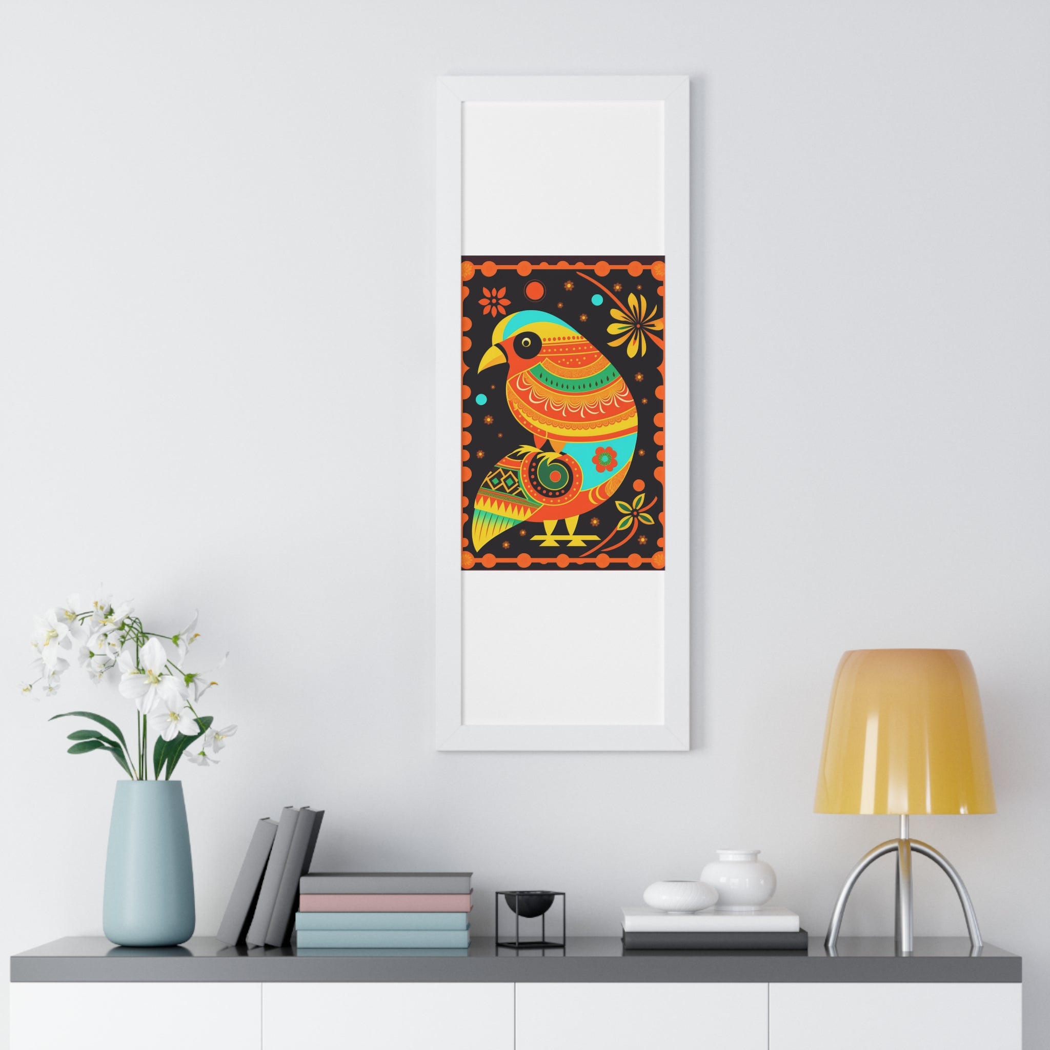 "BOHO" Framed Vertical Poster