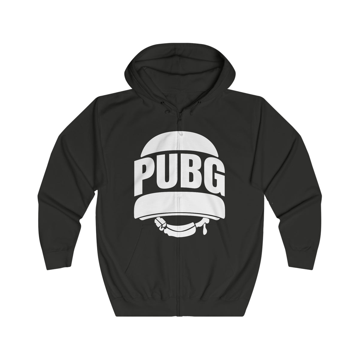 PUBG Unisex Full Zip Hoodie