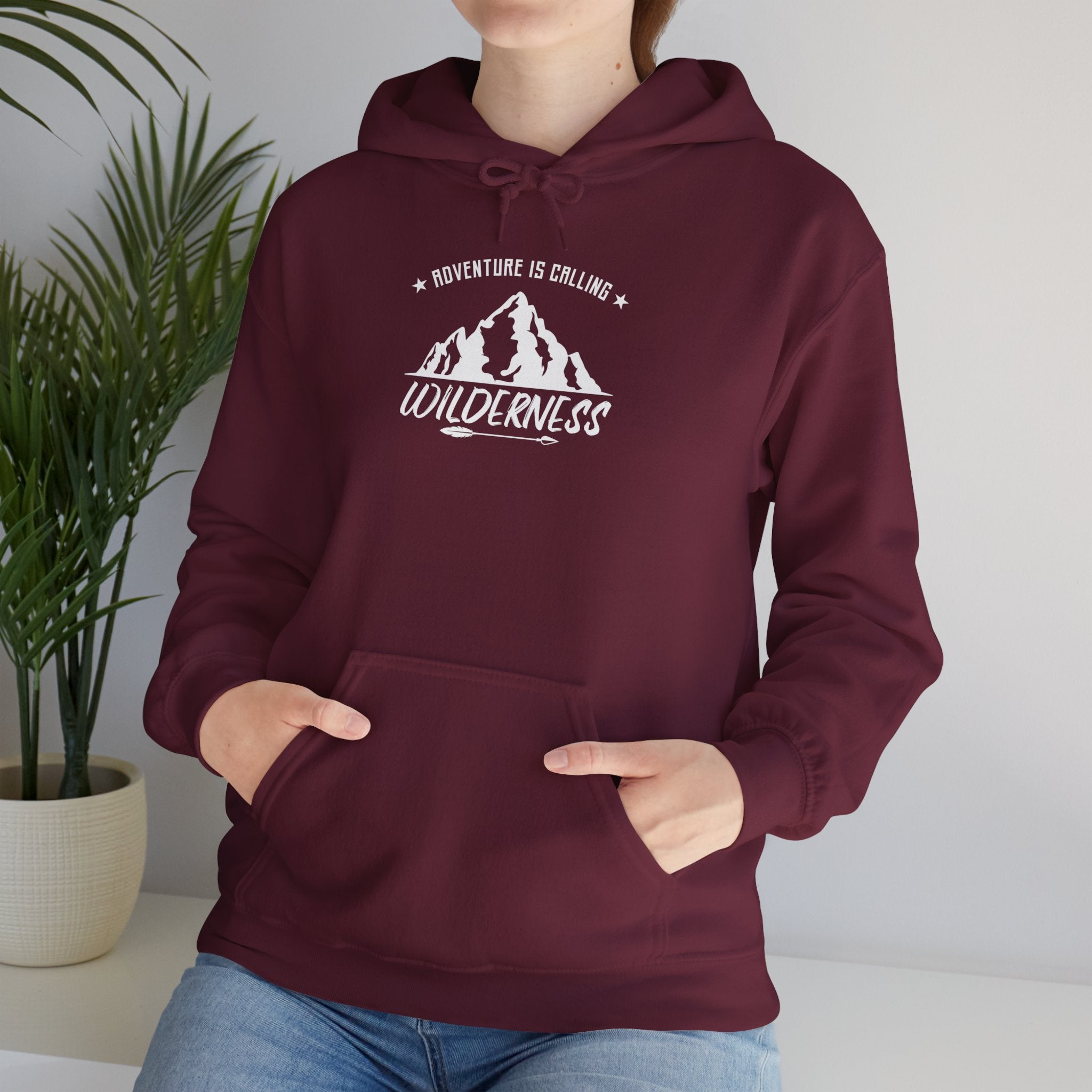 "Adventure Is Calling" Unisex Heavy Blend™ Hooded Sweatshirt