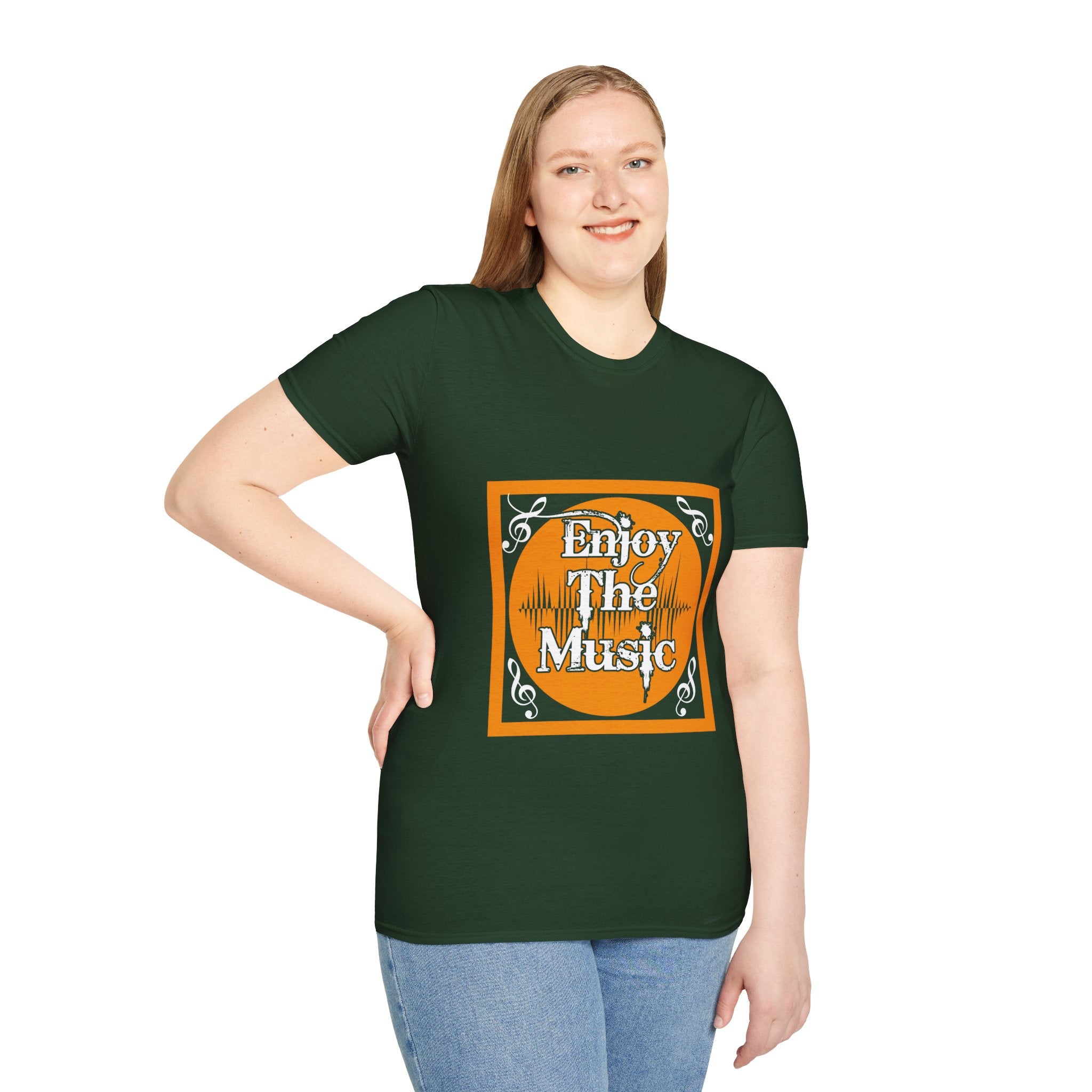 "Enjoy The Music" Unisex Soft style T-Shirt