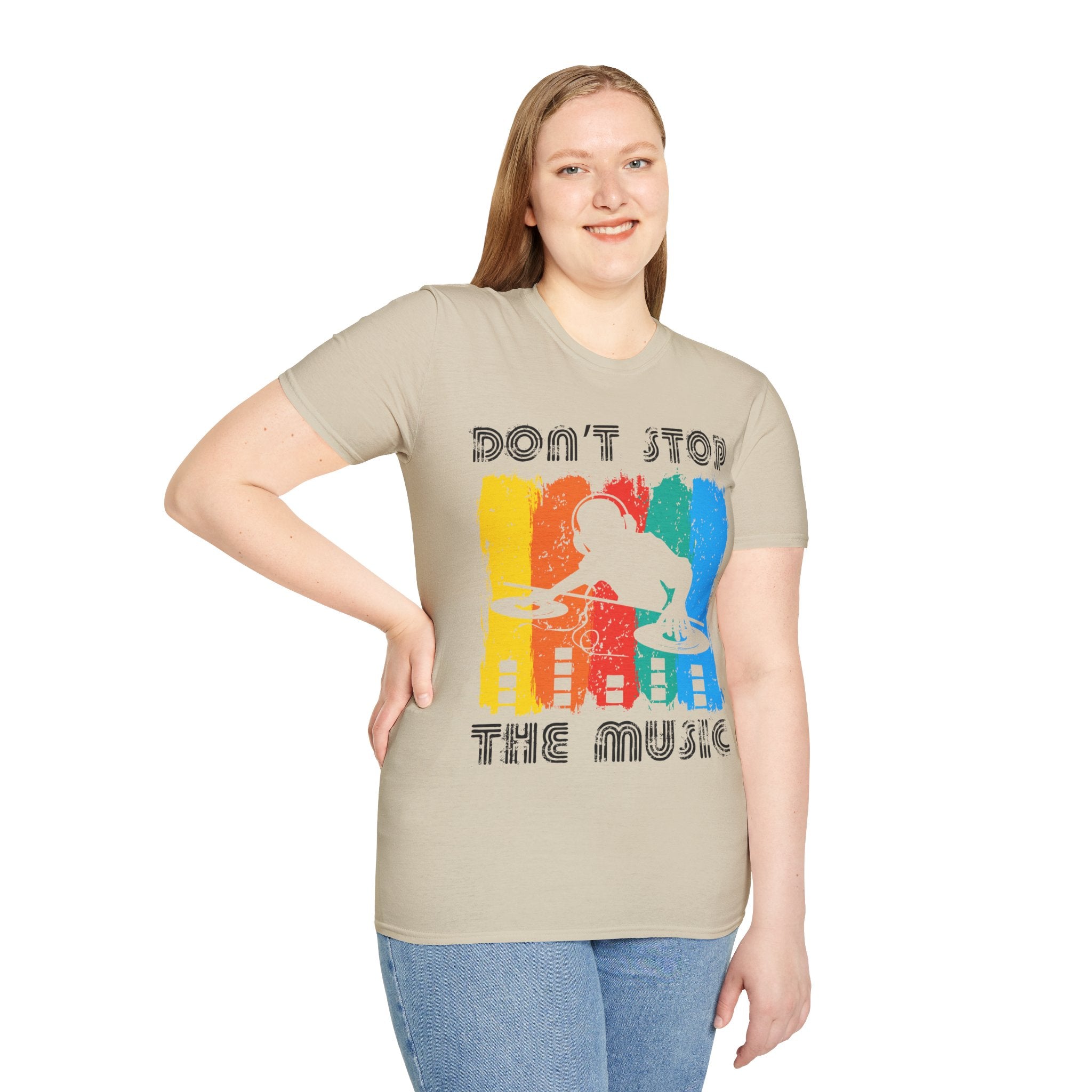 "Don't Stop the Music" Unisex Soft style T-Shirt