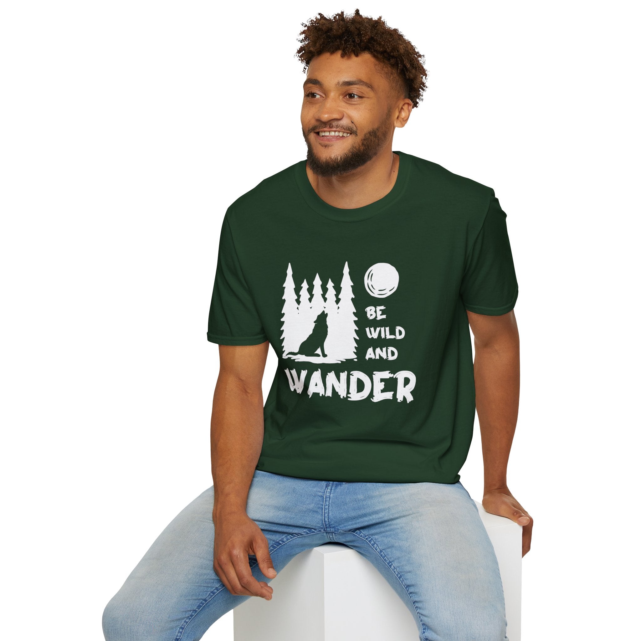 "Be WildAnd Wander" Unisex Softstyle T-Shirt