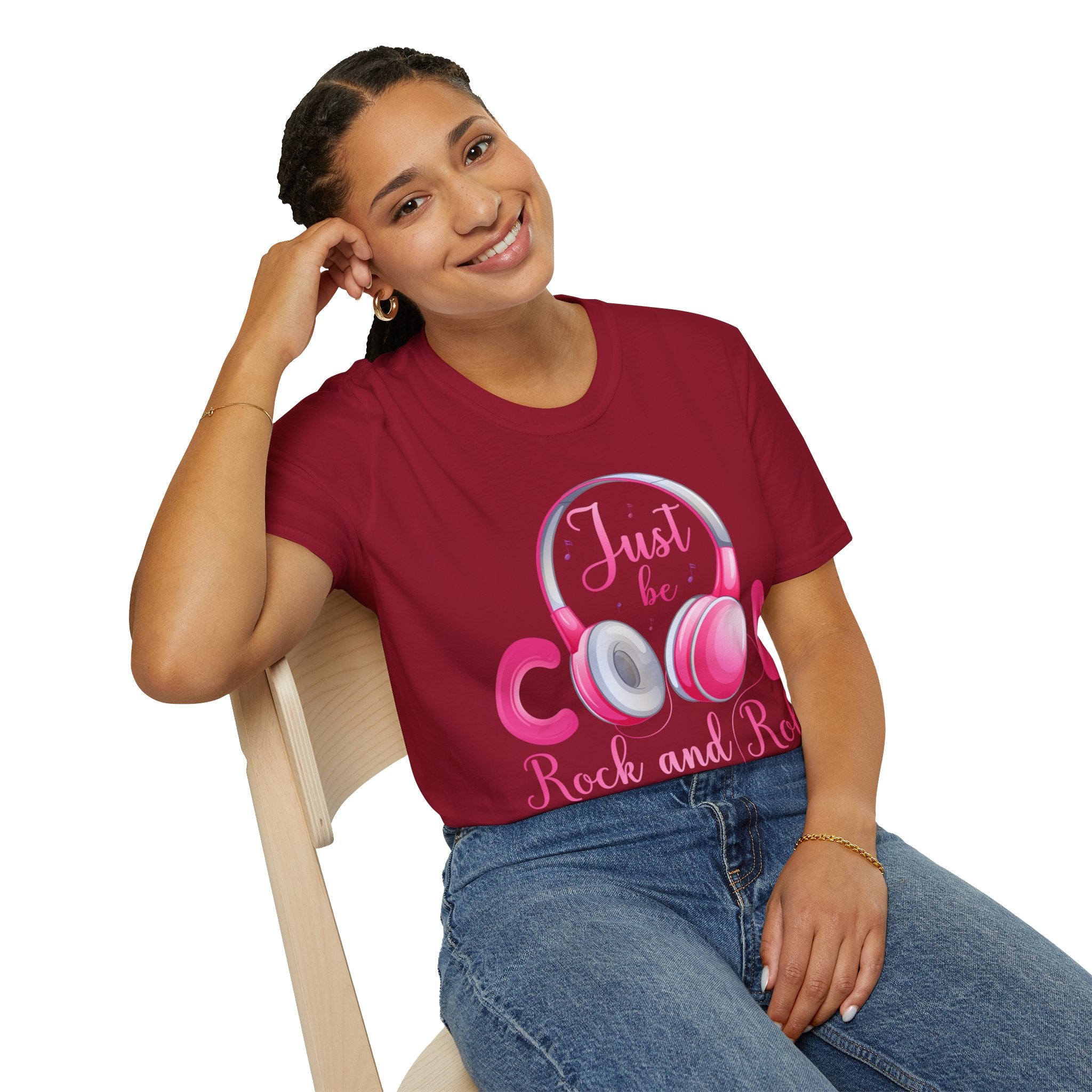 "Just Be Cool And Rock" Unisex Soft style T-Shirt