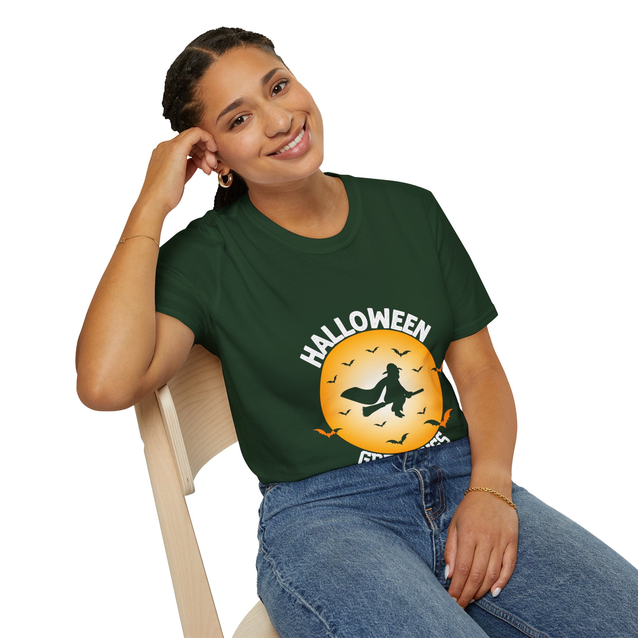 "HALLOWEEN GREETINGS" Unisex Soft style T-Shirt