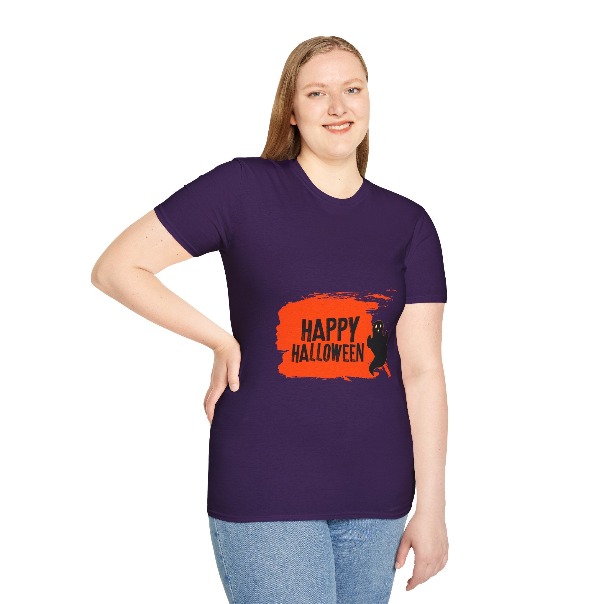 "HAPPY HALLOWEEN" Unisex Soft style T-Shirt