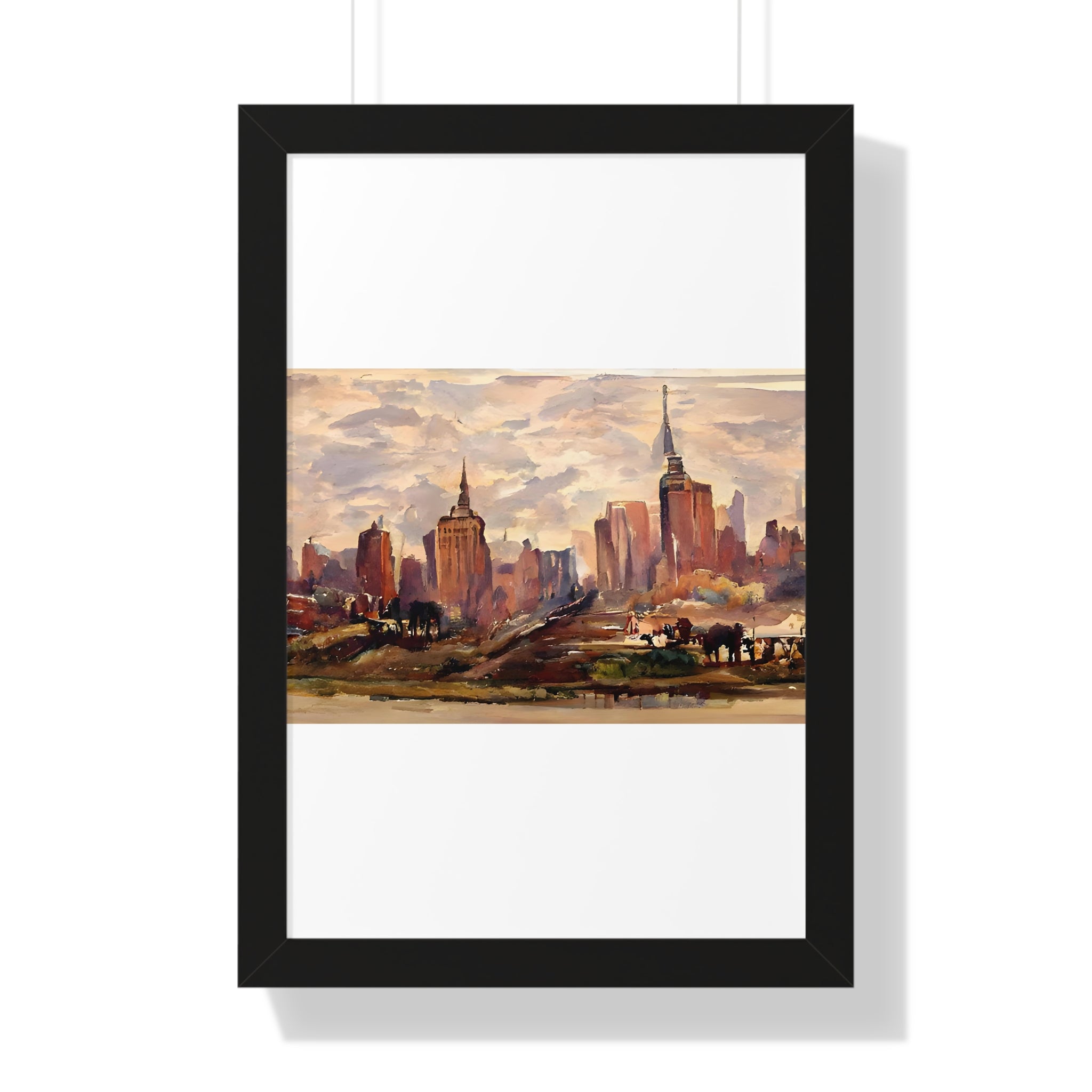 "ARCHITECTURE" Framed Vertical Poster