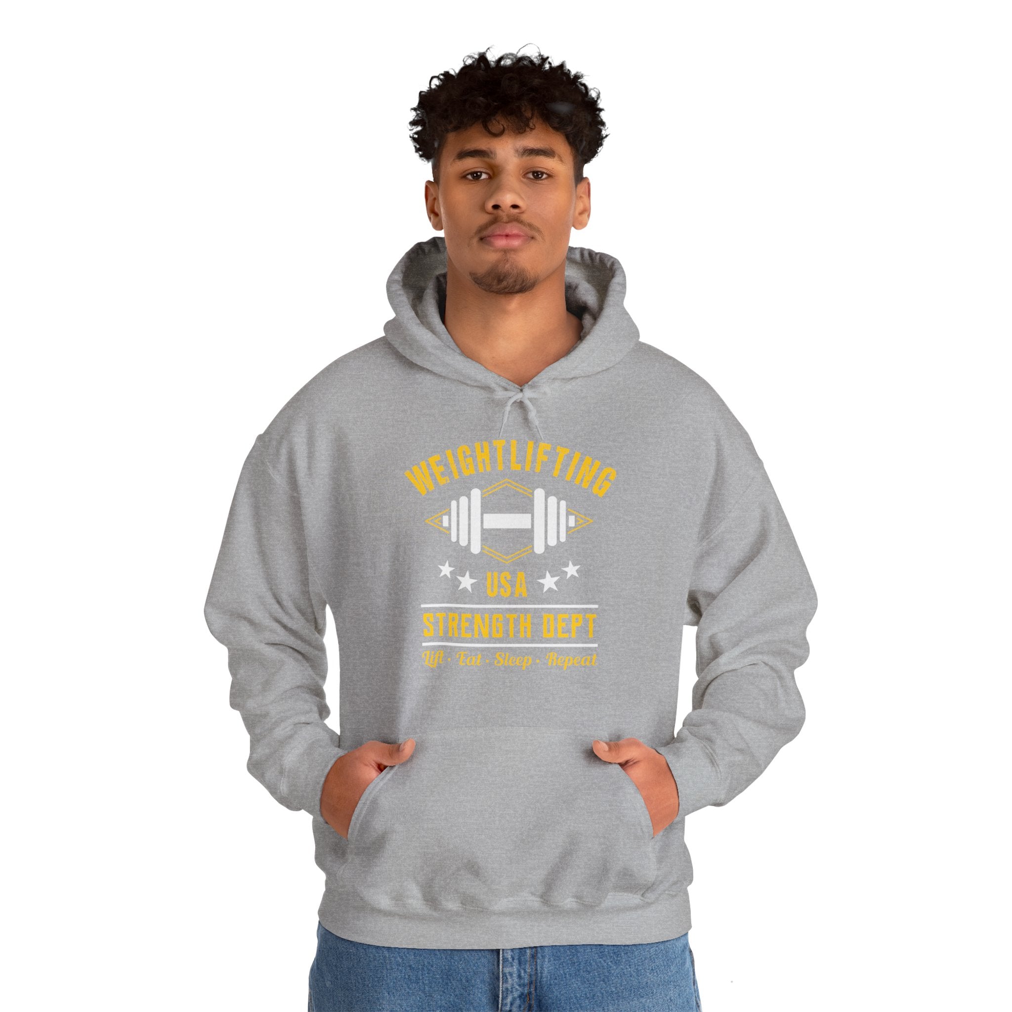 "WeightLifting" Unisex Heavy Blend™ Hooded Sweatshirt