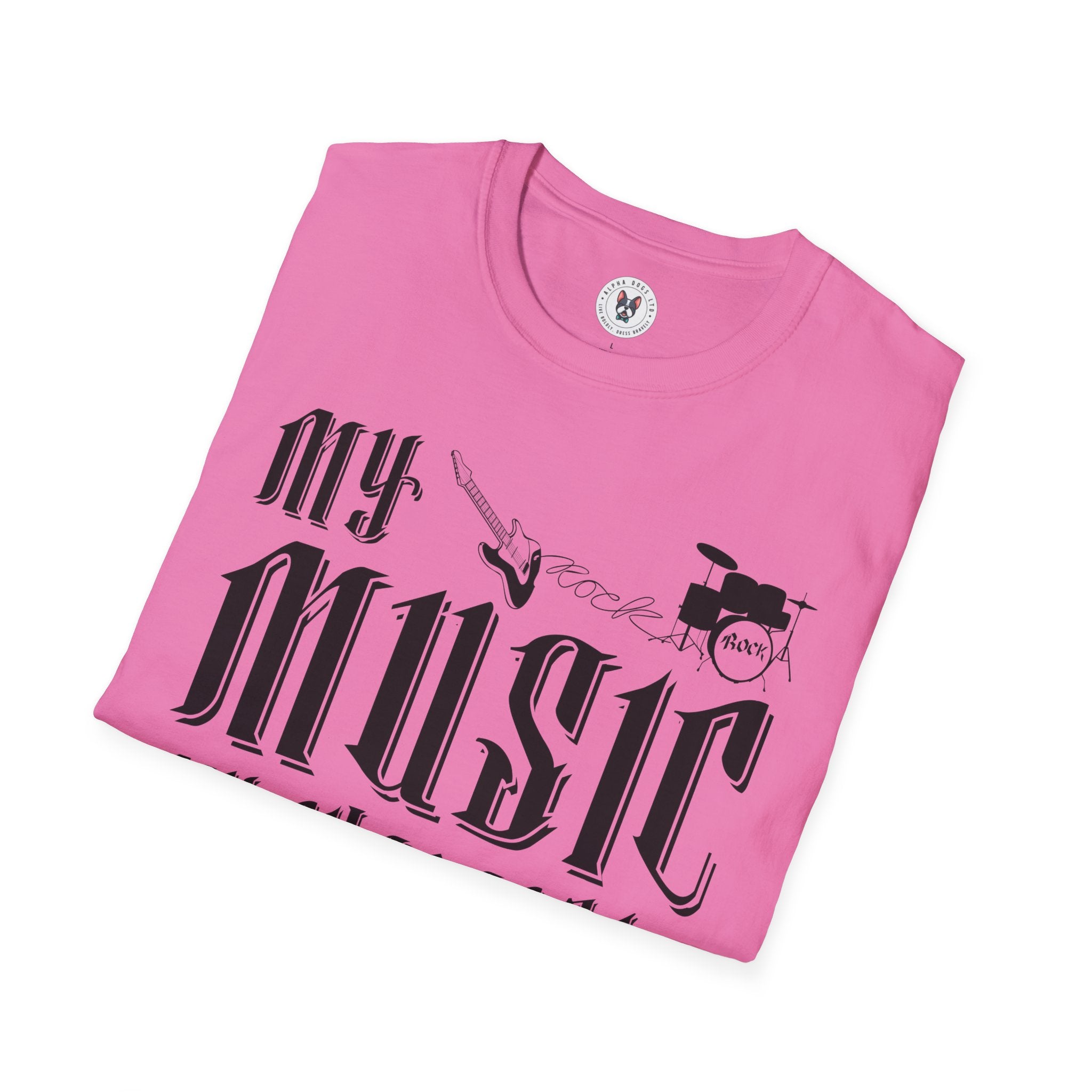 "My Music My Character Rock And Roll Station" Unisex Soft style T-Shirt