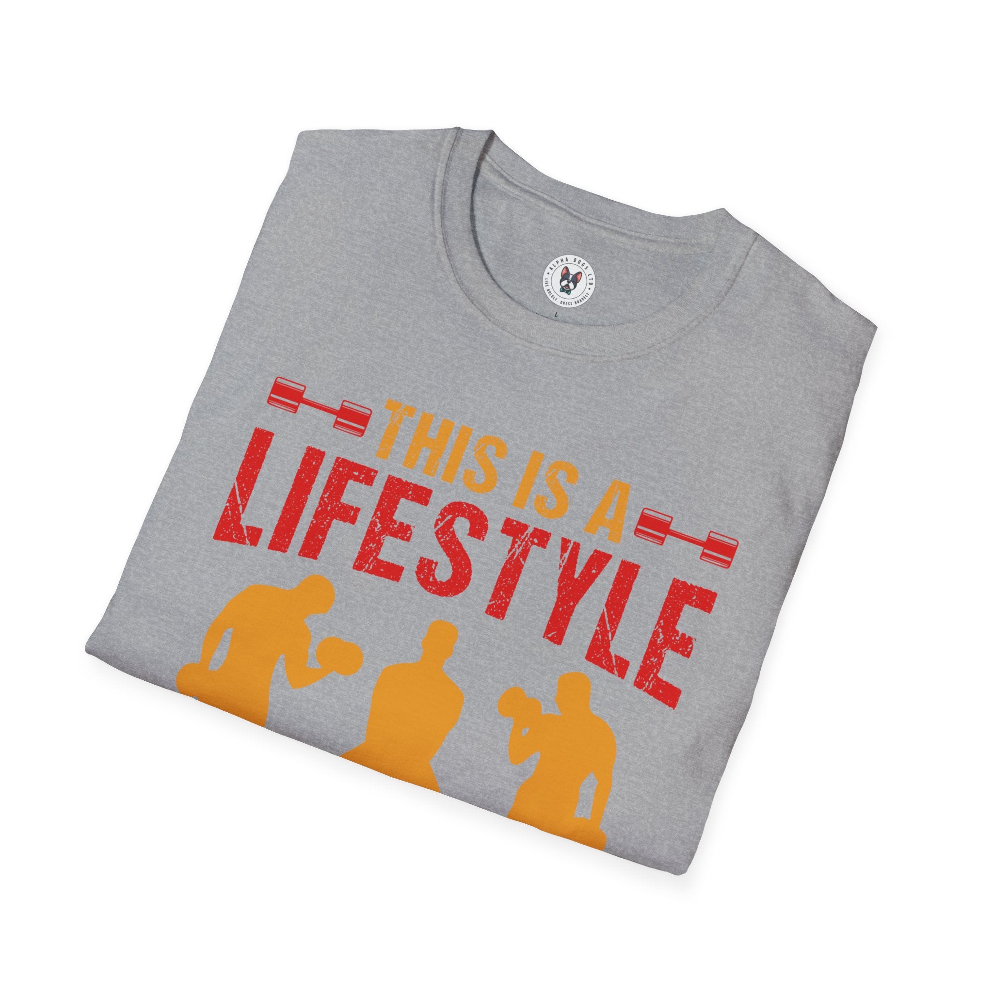 "This Is A Life Style There Is No Finish Line" Unisex Soft style T-Shirt