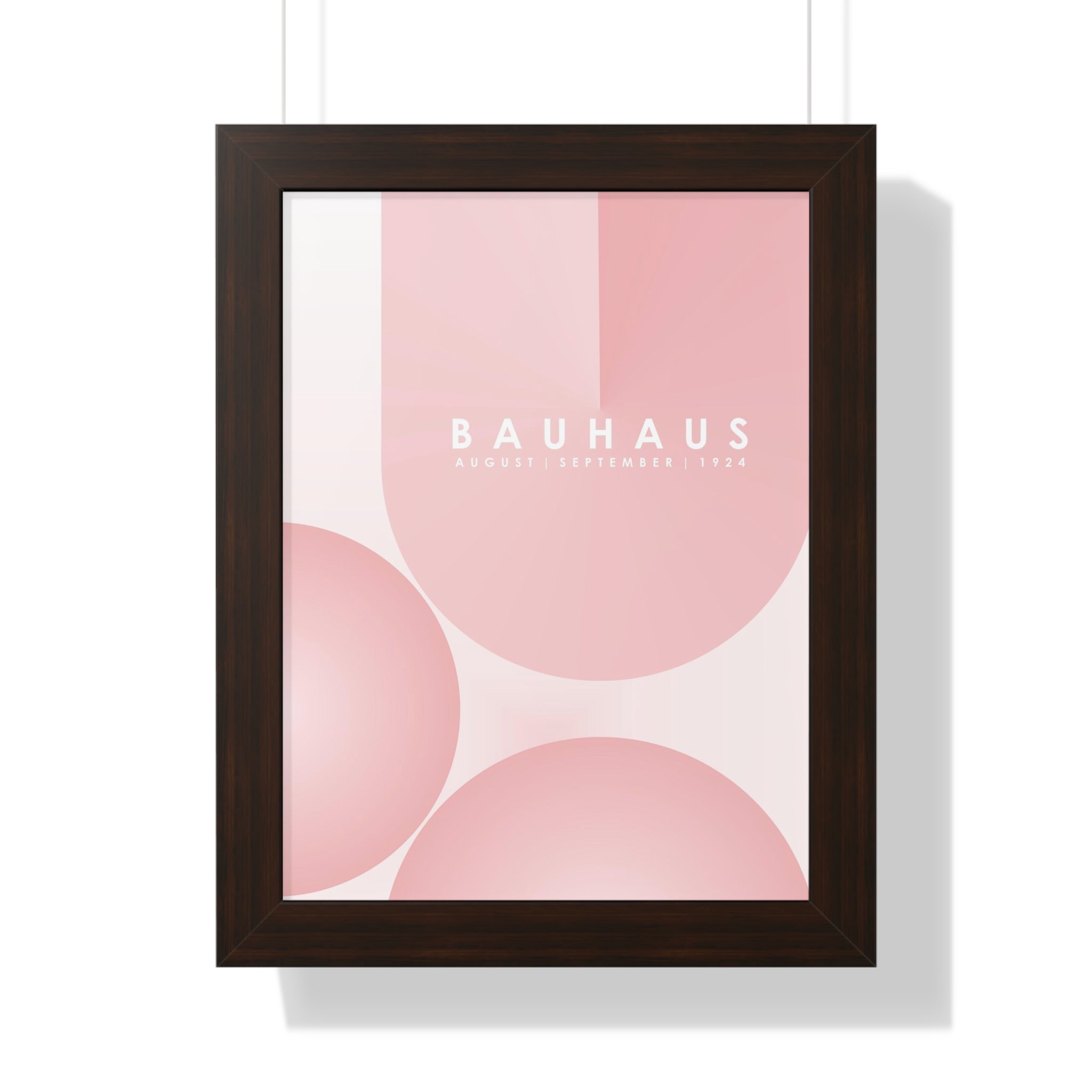 "BAUHAUS-STYLES-12" Framed Vertical Poster