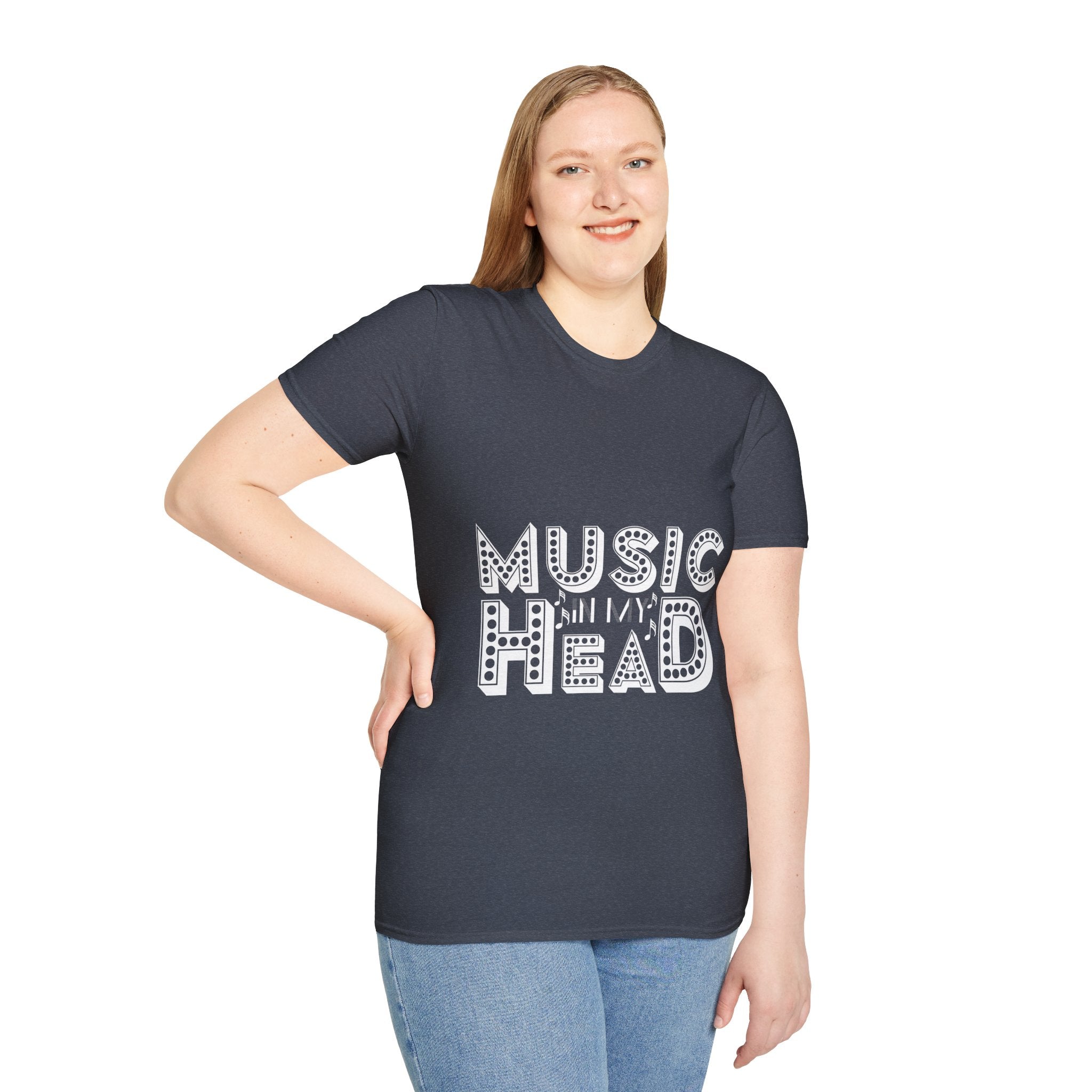 "Music In My Head" Unisex Soft style T-Shirt