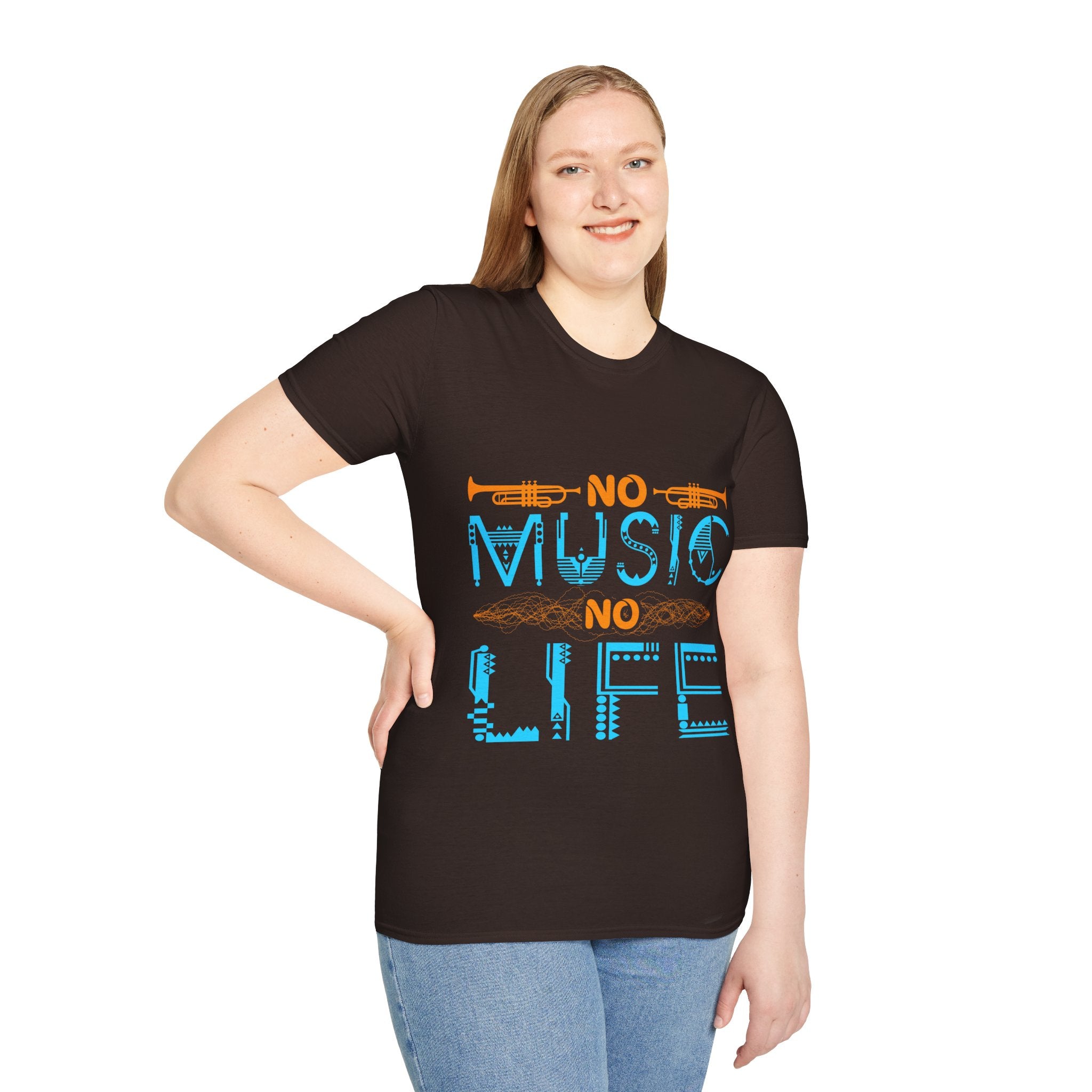 "No Music No Life" Unisex Soft style T-Shirt