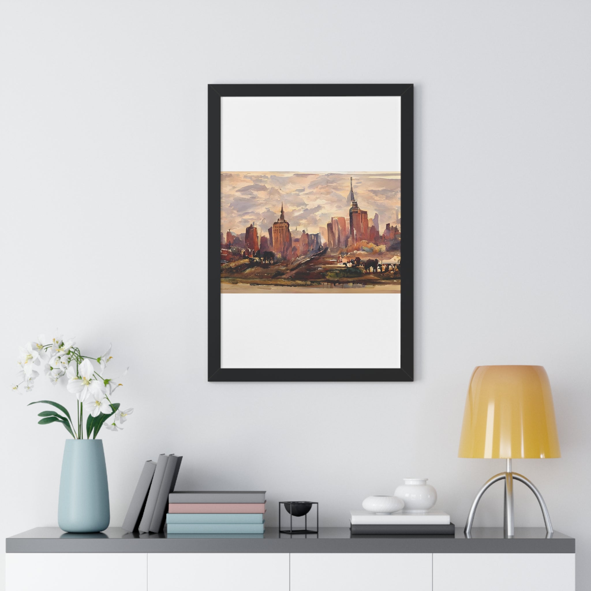 "ARCHITECTURE" Framed Vertical Poster