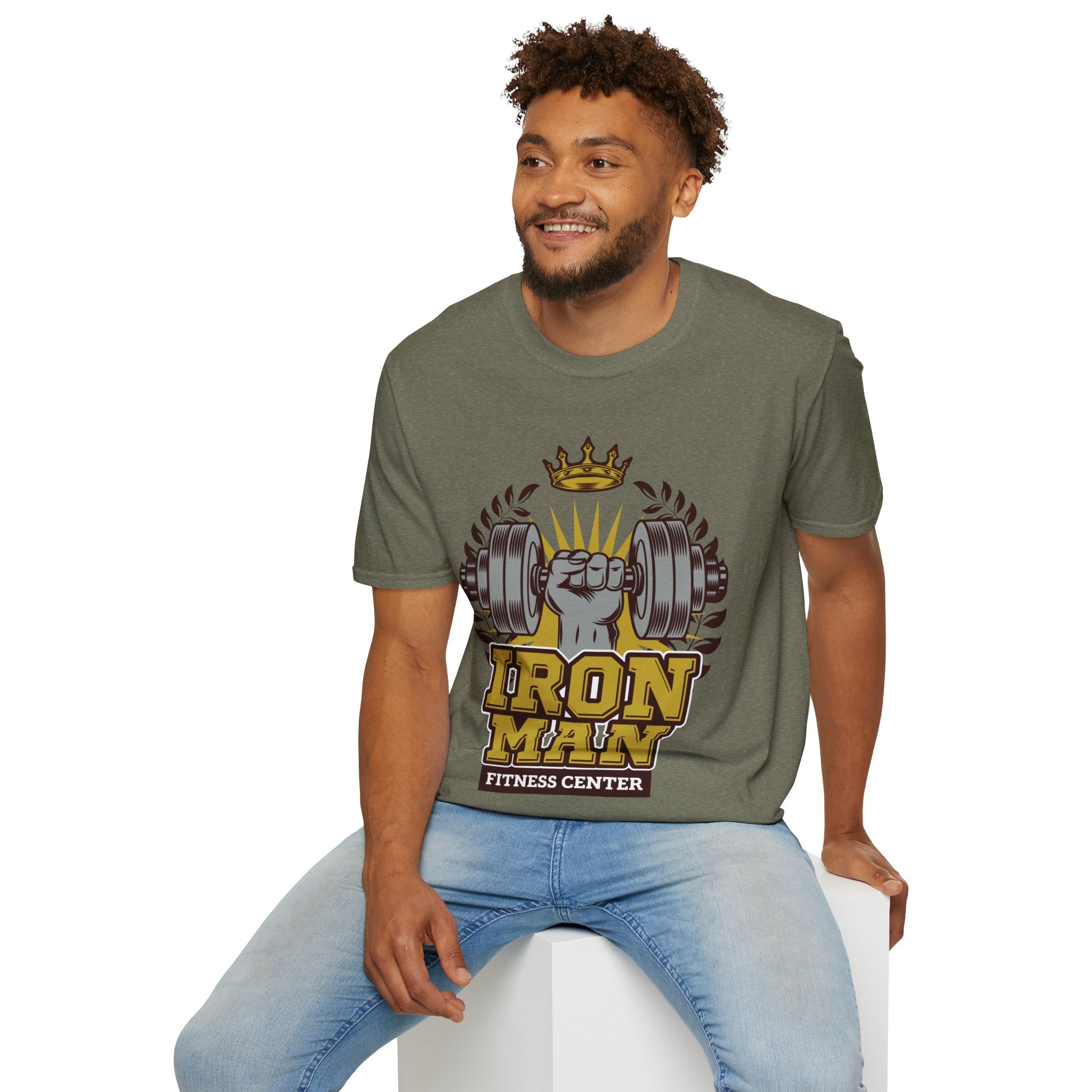 "IronMan Fitness Centre" Unisex Soft style T-Shirt