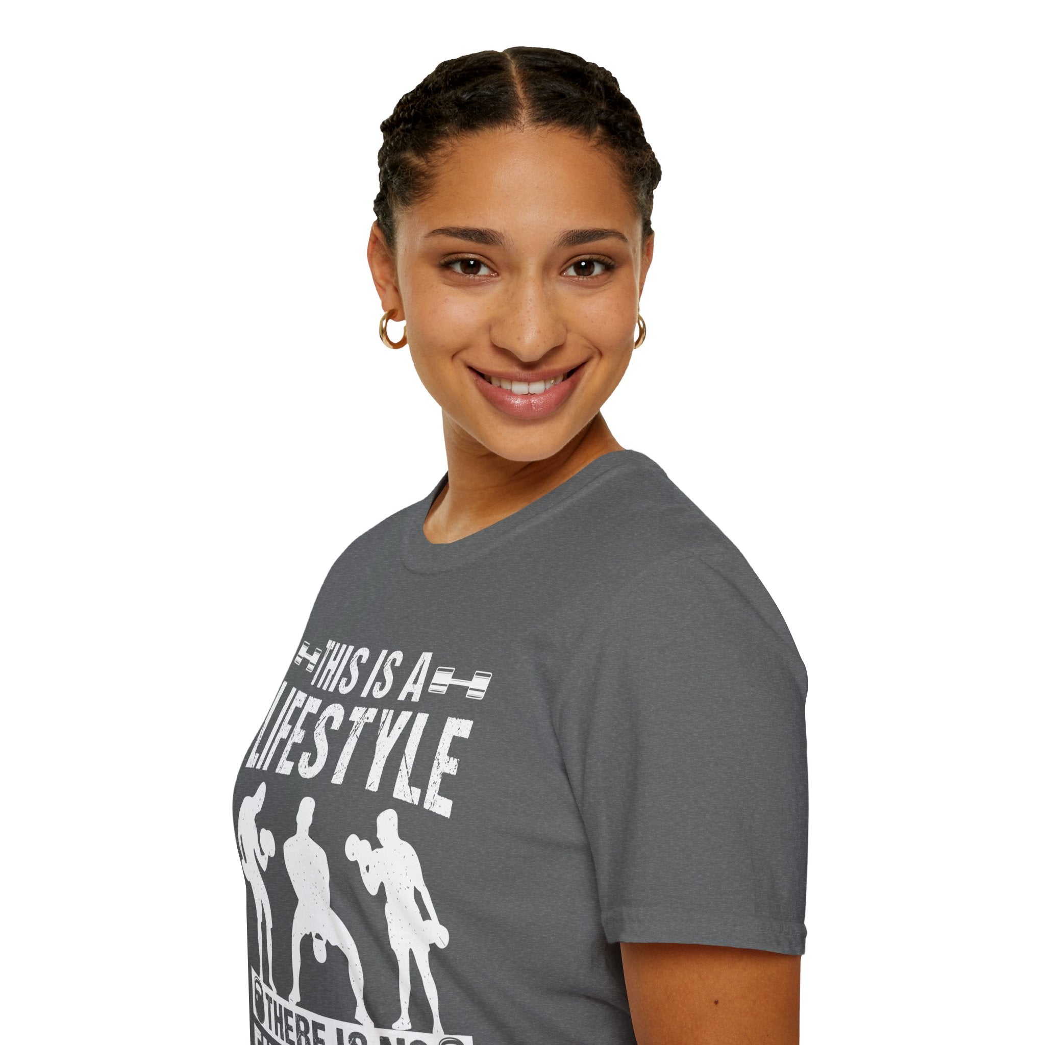 "This Is A Life Style There Is No Finish Line" Unisex Soft style T-Shirt