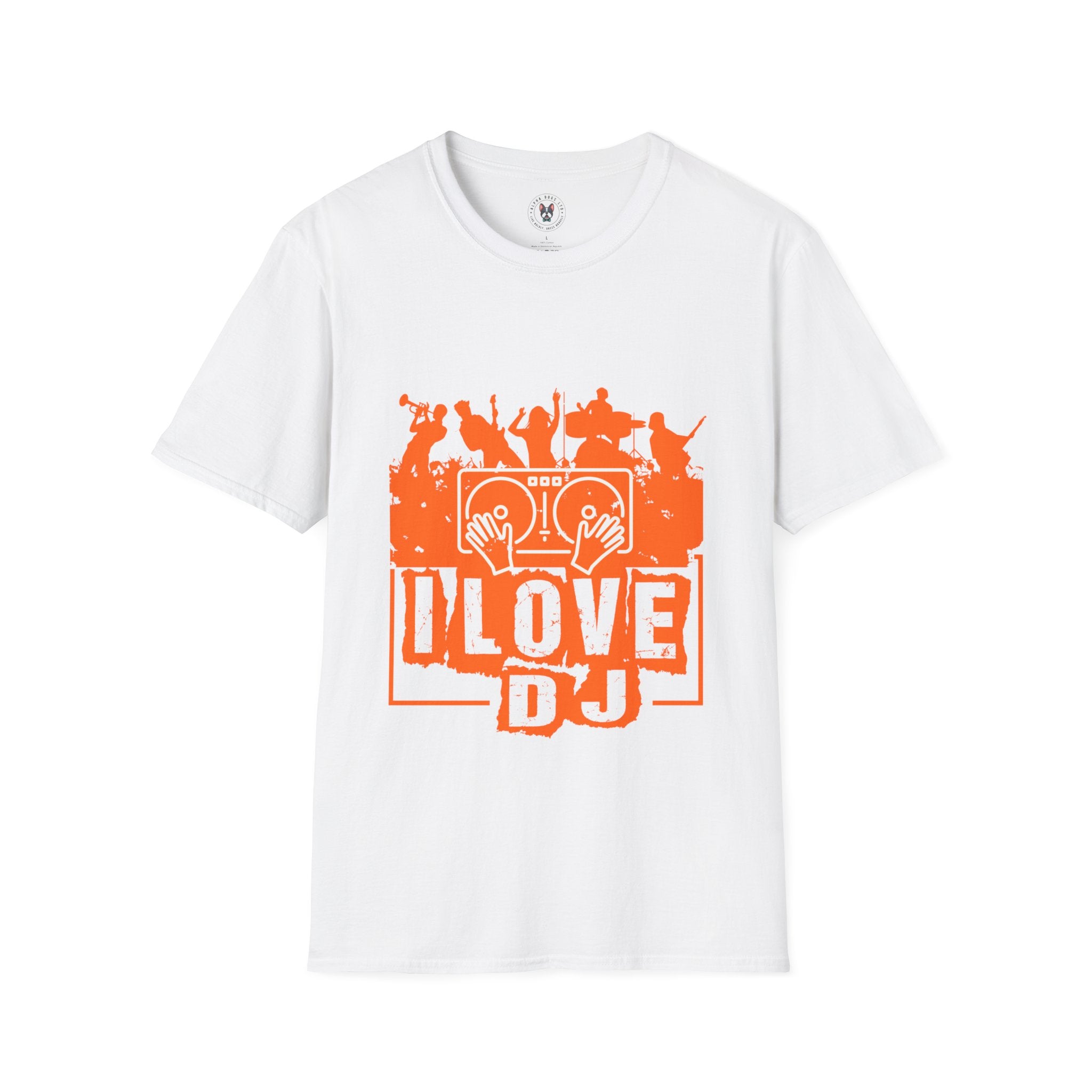 "I Love DJ" Unisex Soft style T-Shirt