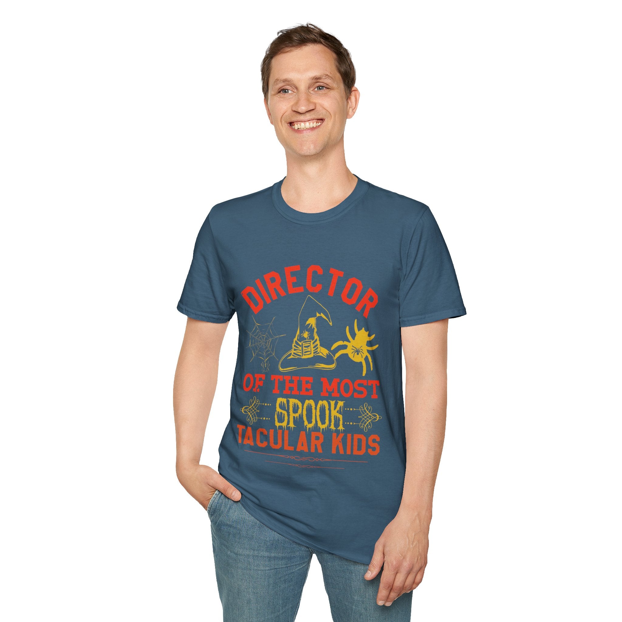 "DIRECTOR OF THE MOST SPOOK TACULAR KIDS" Unisex Soft style T-Shirt