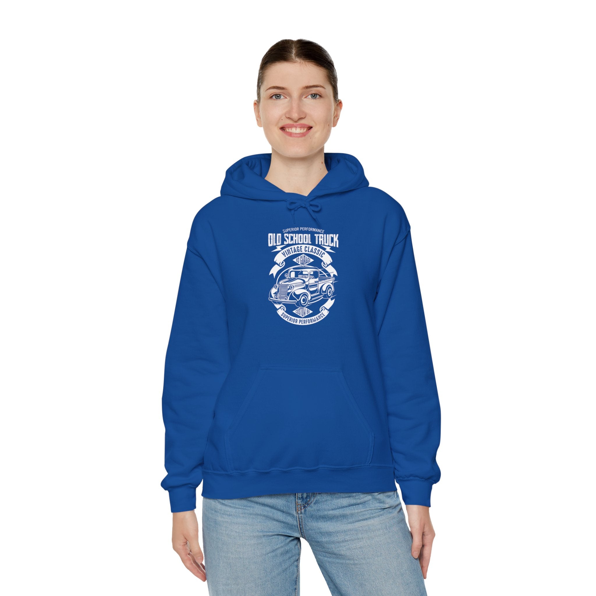 "OLD SCHOOL TRUCK" Unisex Heavy Blend™ Hooded Sweatshirt