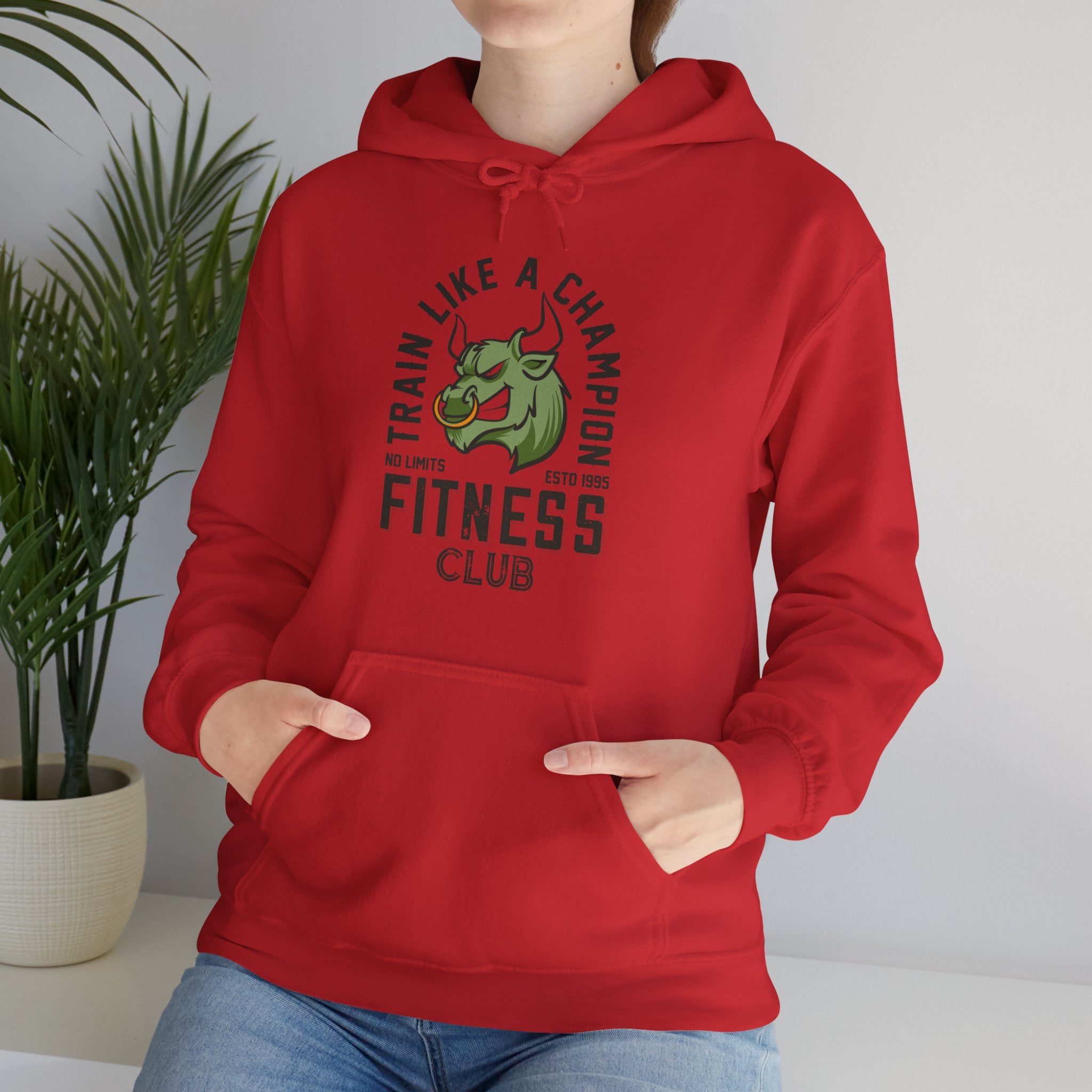 "Train Like A Champion" Unisex Heavy Blend™ Hooded Sweatshirt