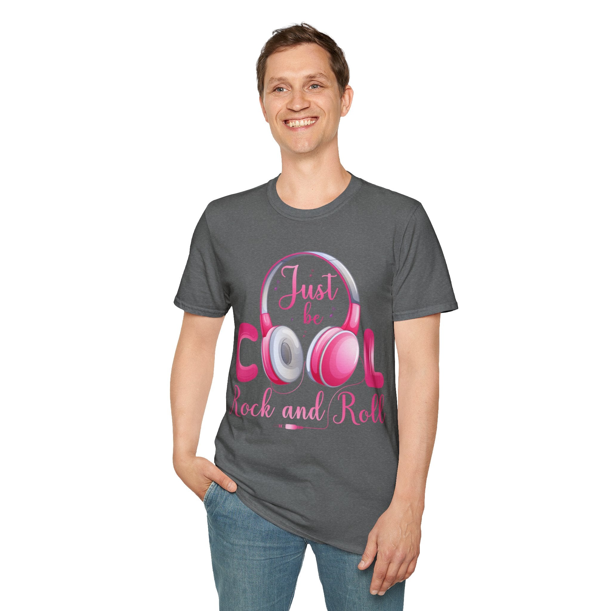 "Just Be Cool And Rock" Unisex Soft style T-Shirt