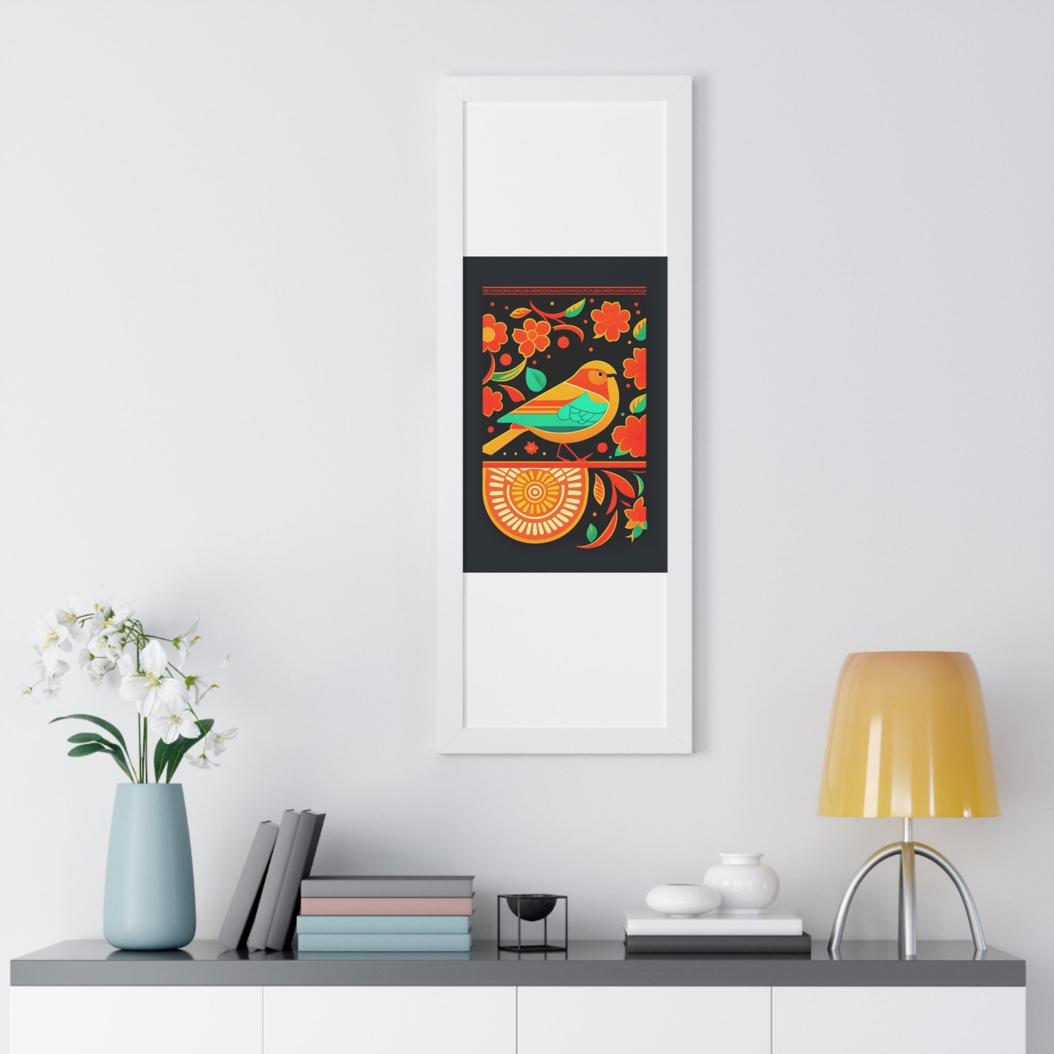 "BOHO" Framed Vertical Poster