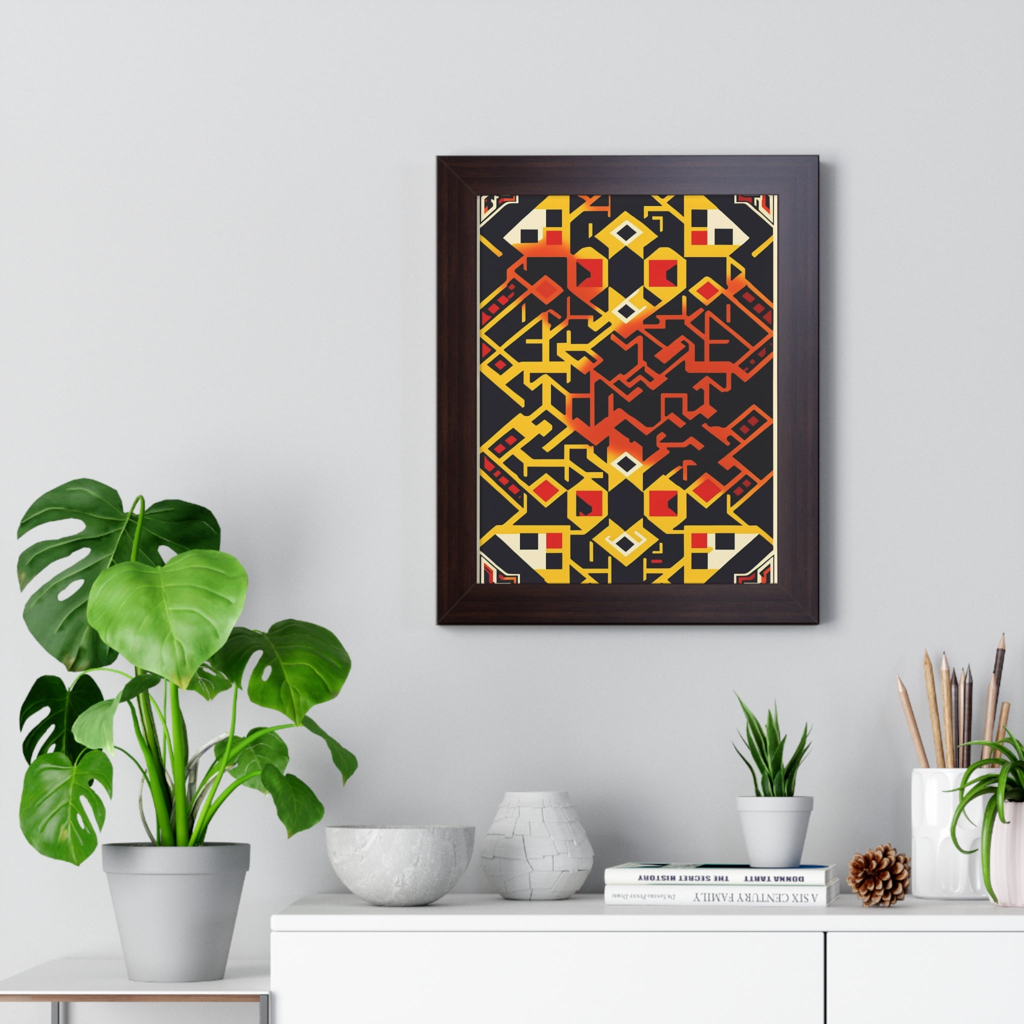 "BOHO" Framed Vertical Poster