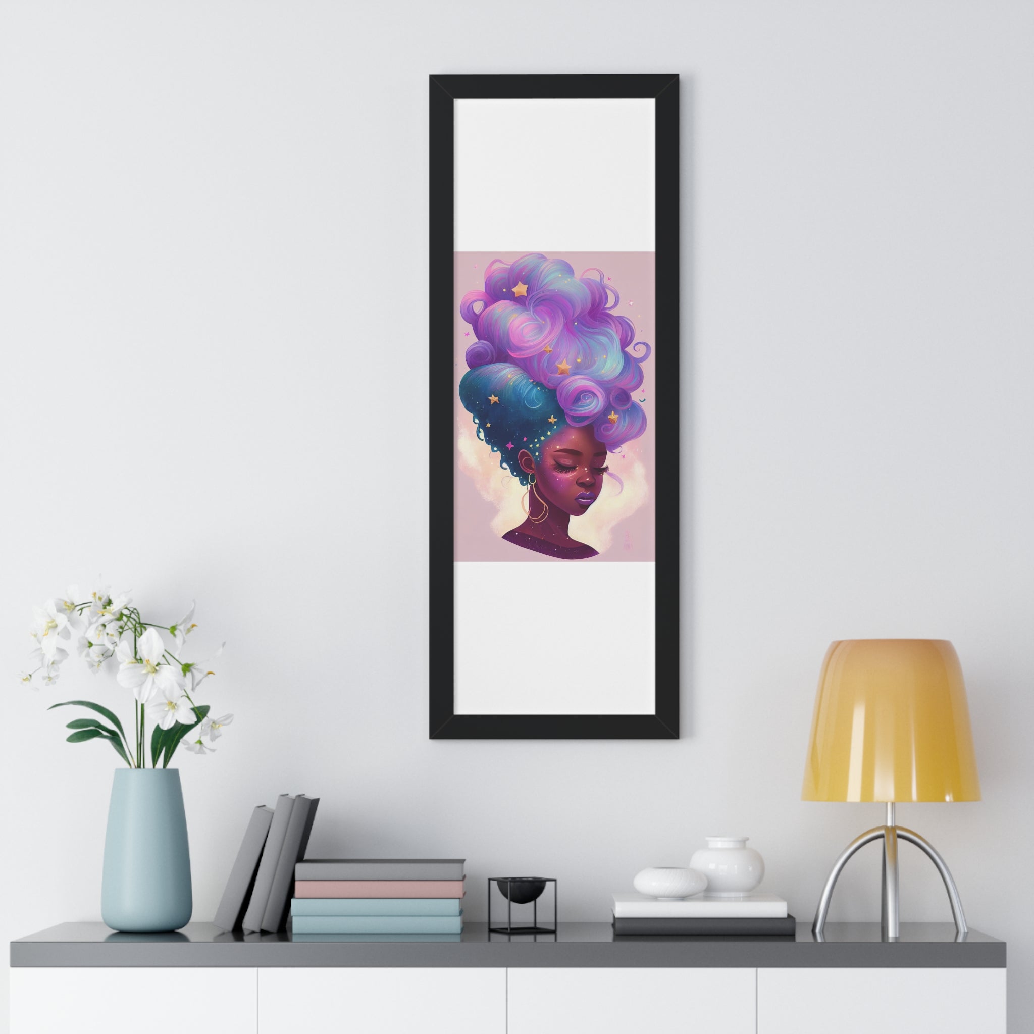 "BLACK GIRL MAGIC" Framed Vertical Poster