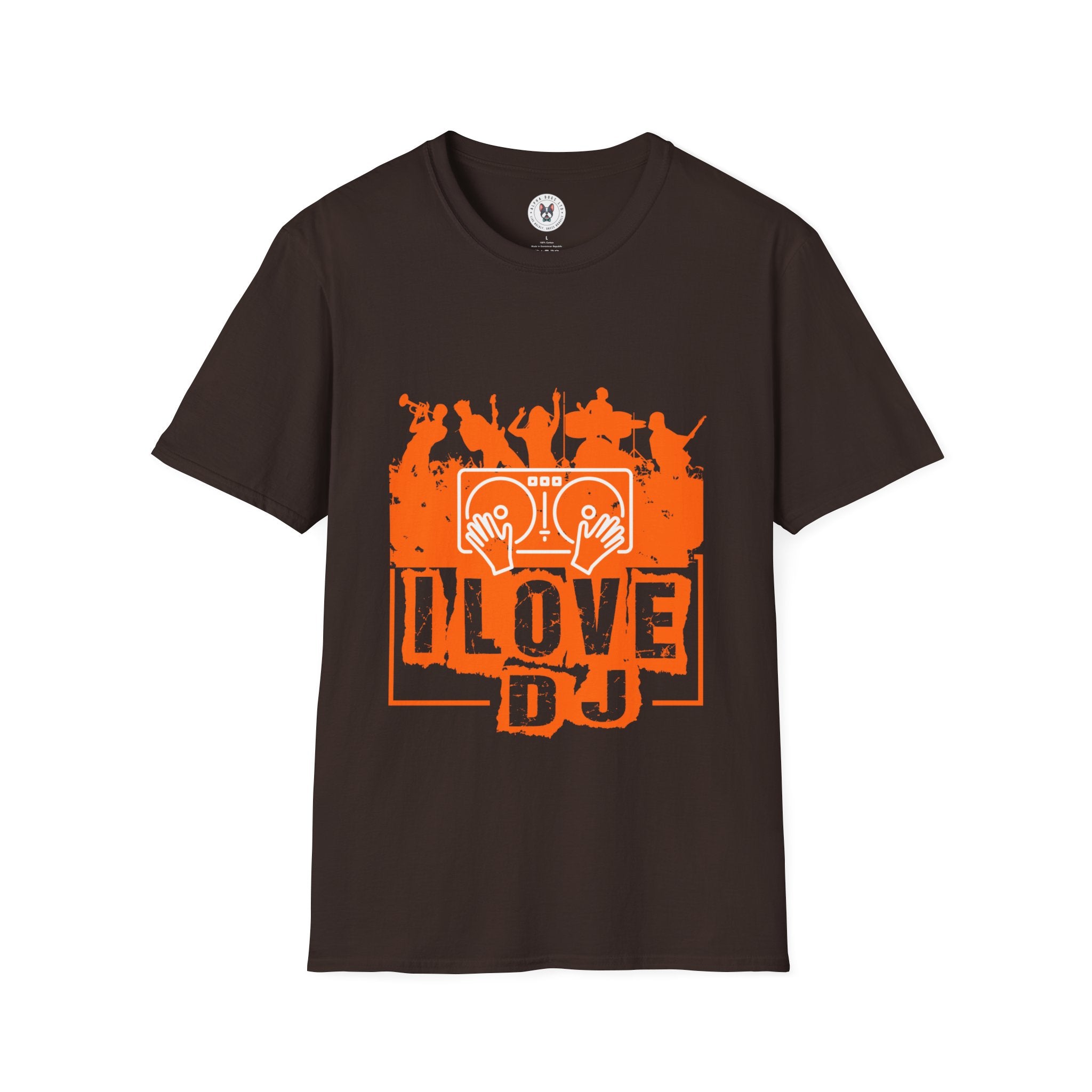 "I Love DJ" Unisex Soft style T-Shirt