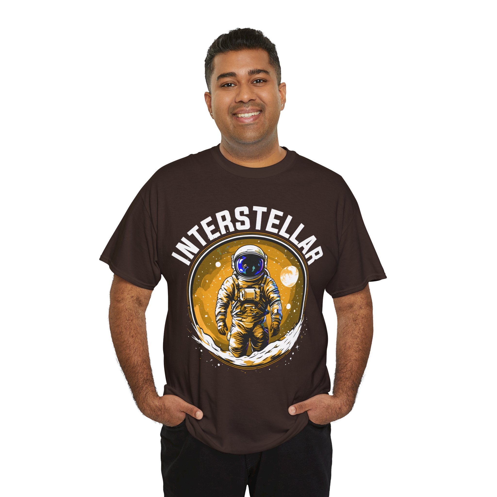 "Interstellar Astronaut" Unisex Heavy Cotton Tee