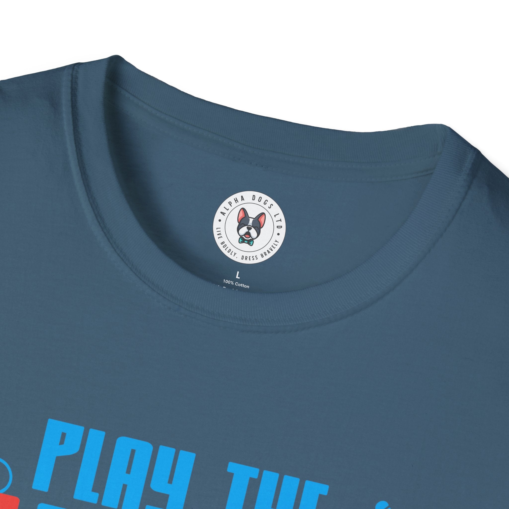 "Play The Music Not The Instrument"  Unisex Soft style T-Shirt