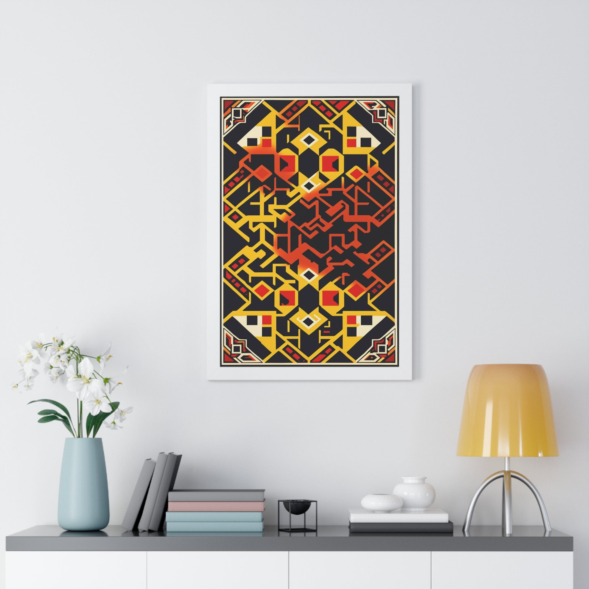 "BOHO" Framed Vertical Poster