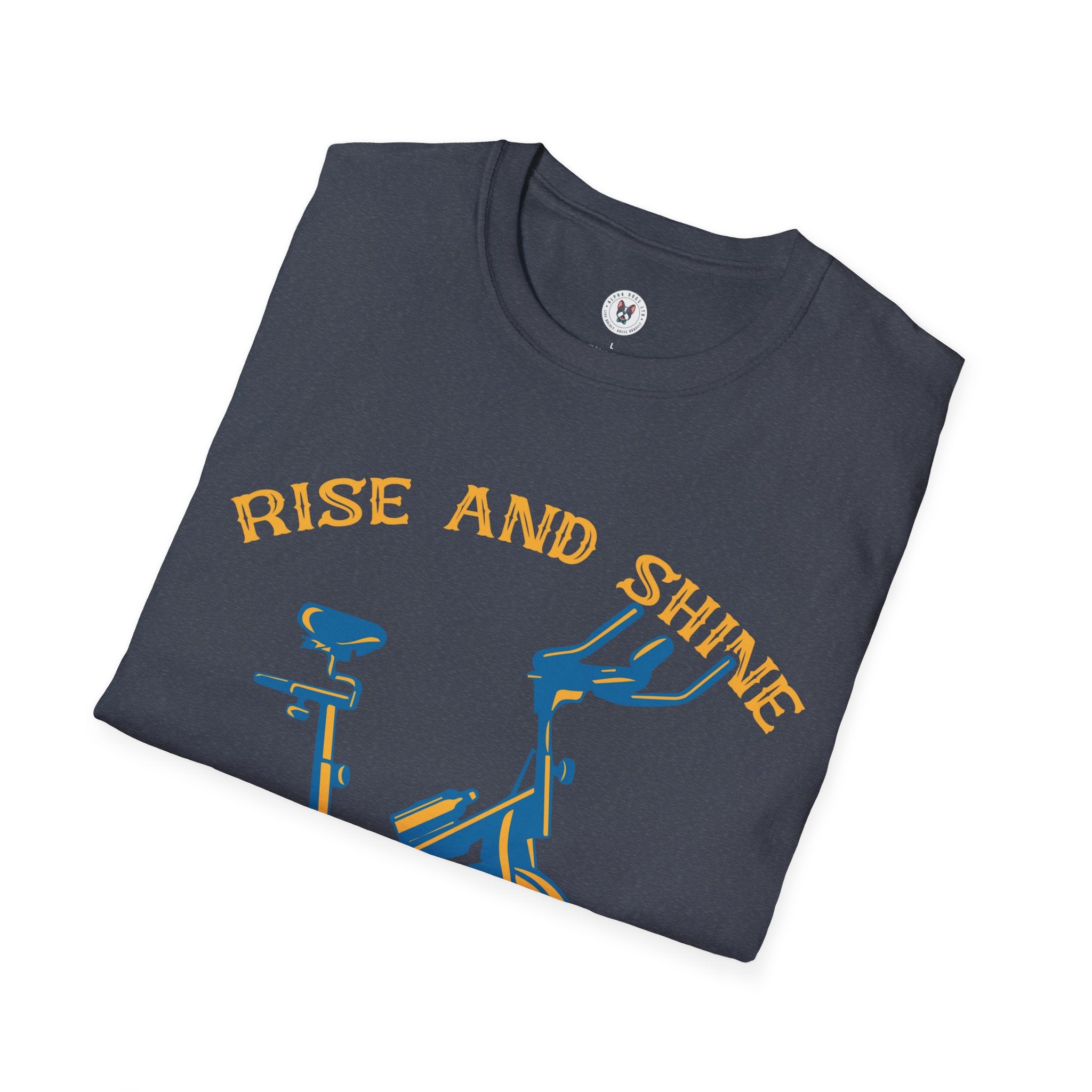 "Rise And Shine Workout Time" Unisex Soft style T-Shirt