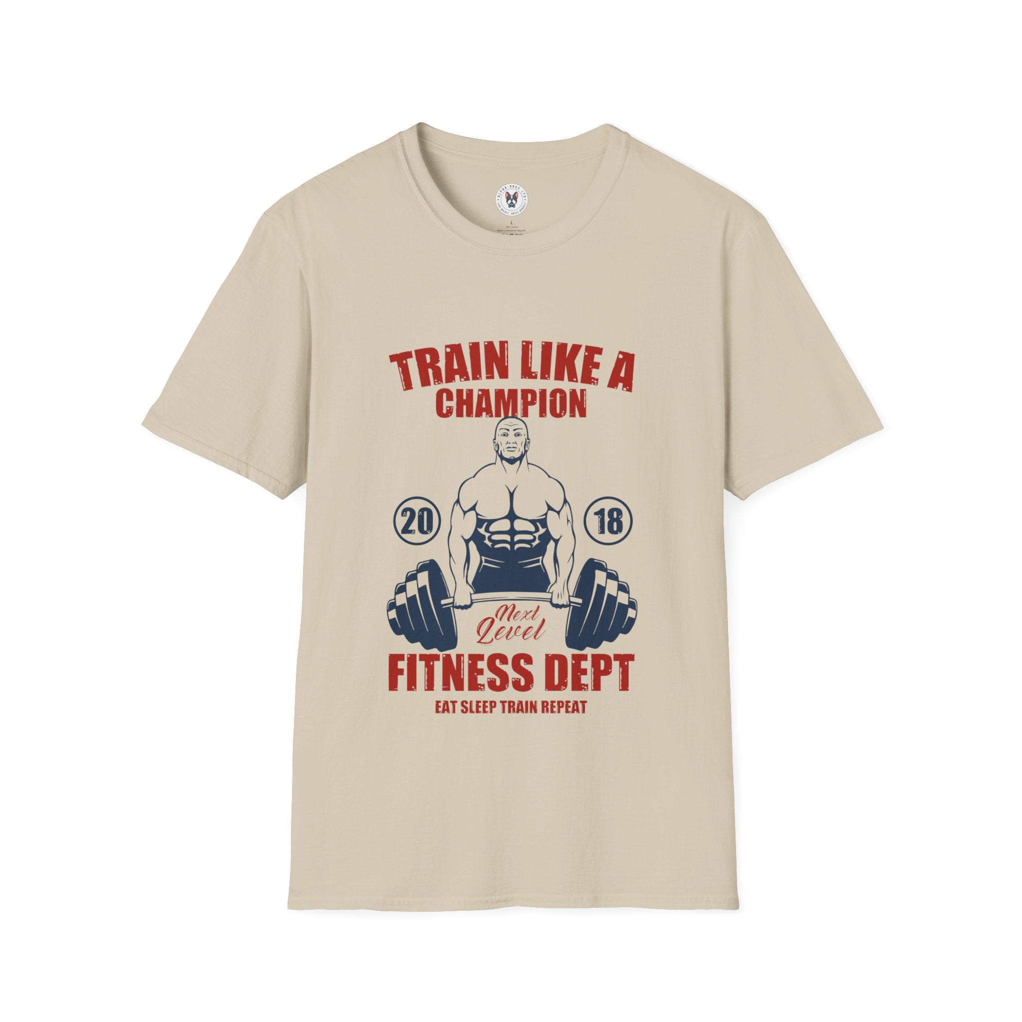 "Train Like A Champion" Unisex Soft style T-Shirt